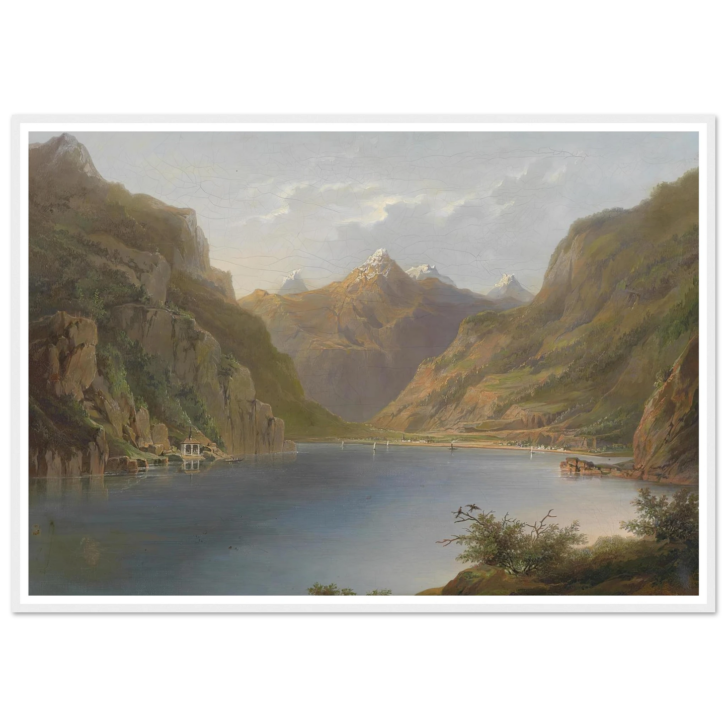 Vierwaldstättersee (1882) Art Print | Hermann Ottomar Herzog-Quipham Collections