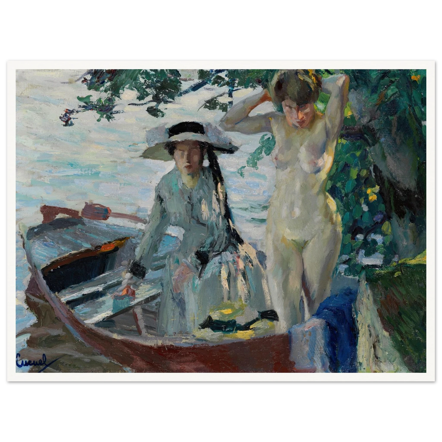 Après le bain (1911-12) Art Print | Edward Cucue-Quipham Collections