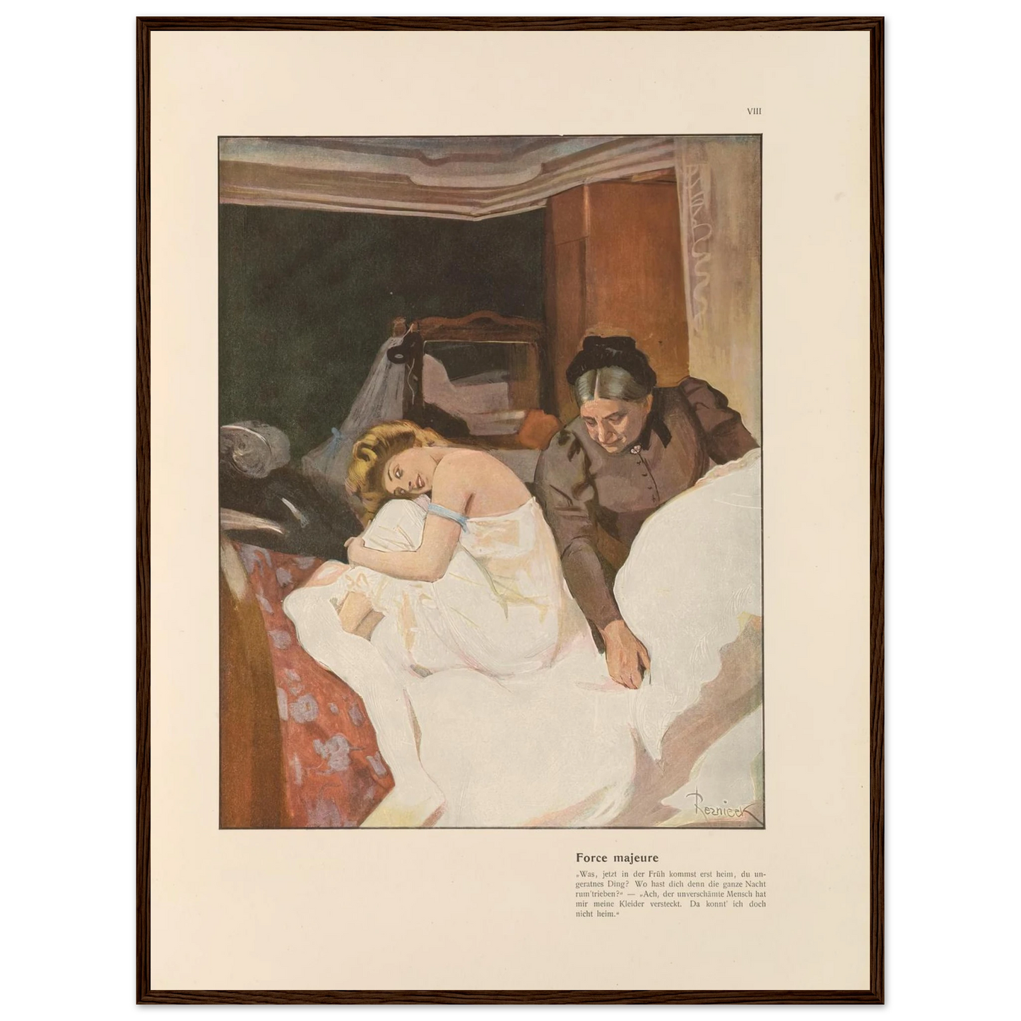 Force majeure (1908) Art Print | Ferdinand Freiherr von Reznicek-Quipham Collections