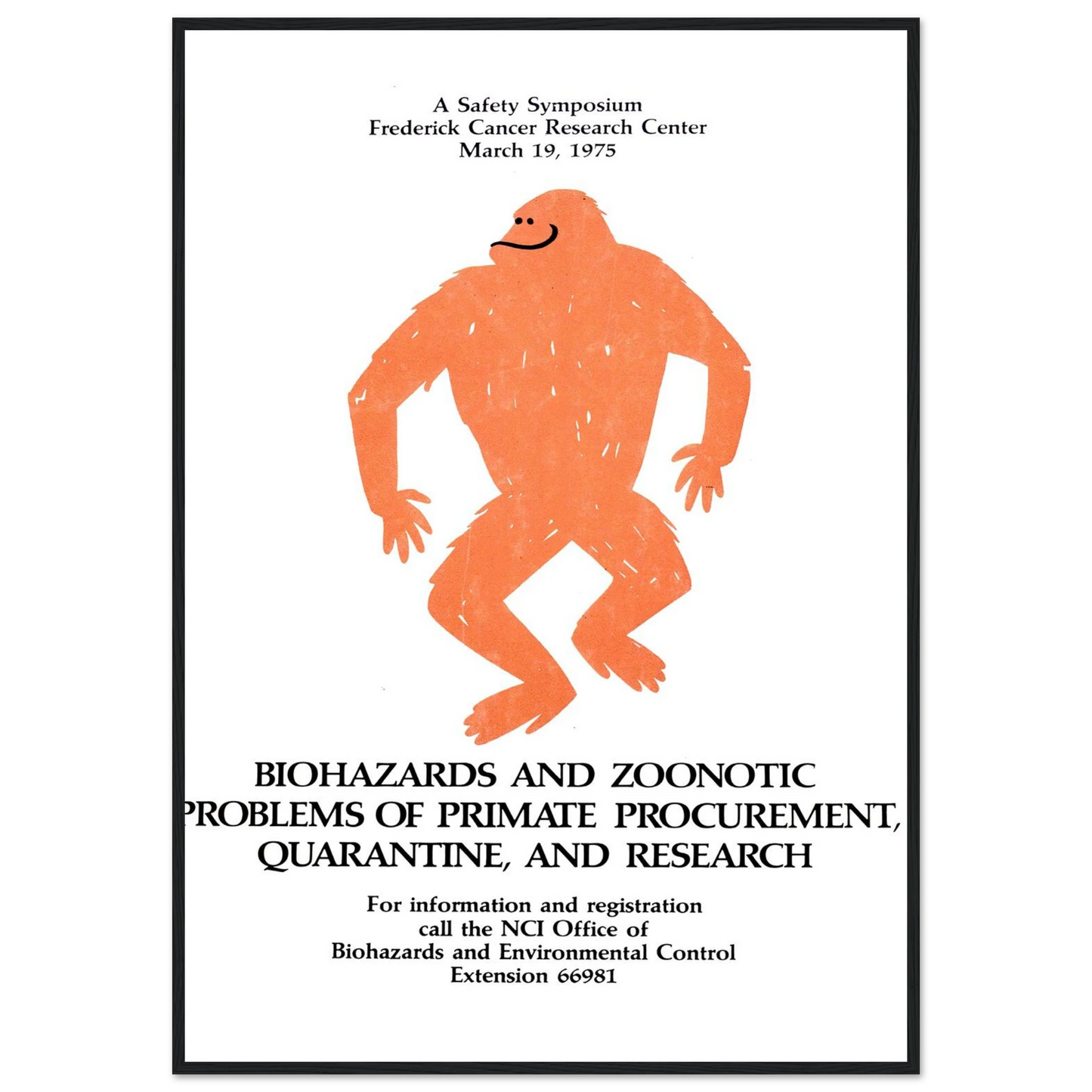 Biohazards and zoonotic problems of primate procurement, quarantine, and research (1975) Art Print | National Institutes of Health-Quipham Collections