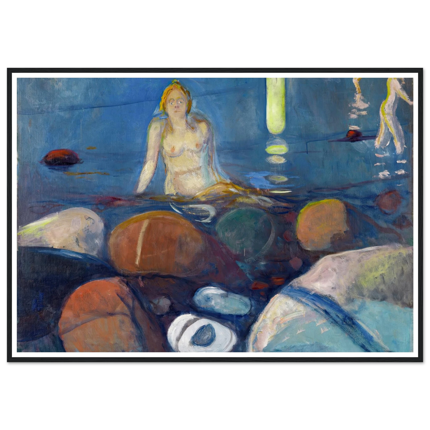 Summer Night. Mermaid (1893) Art Print | Edvard Munch-Quipham Collections