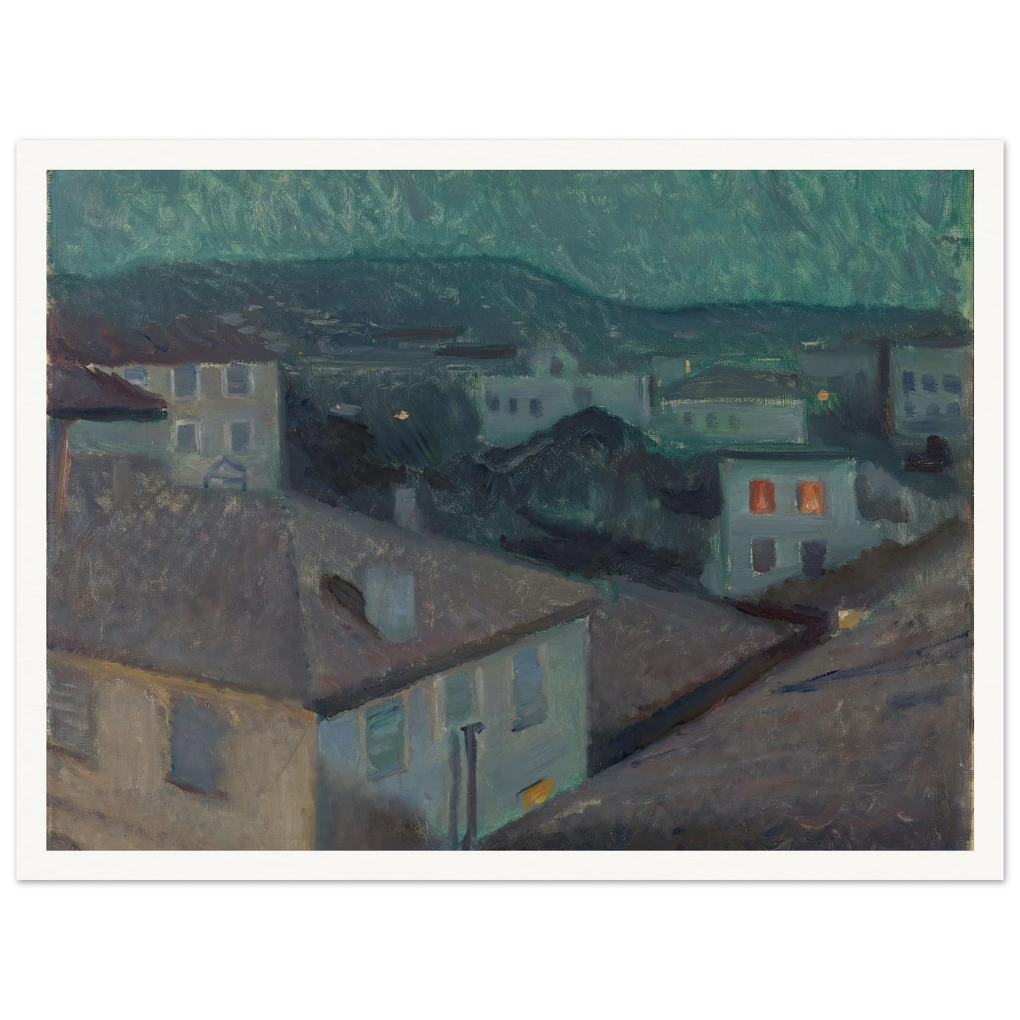 Night in Nice (1891) Art Print | Edvard Munch-Quipham Collections