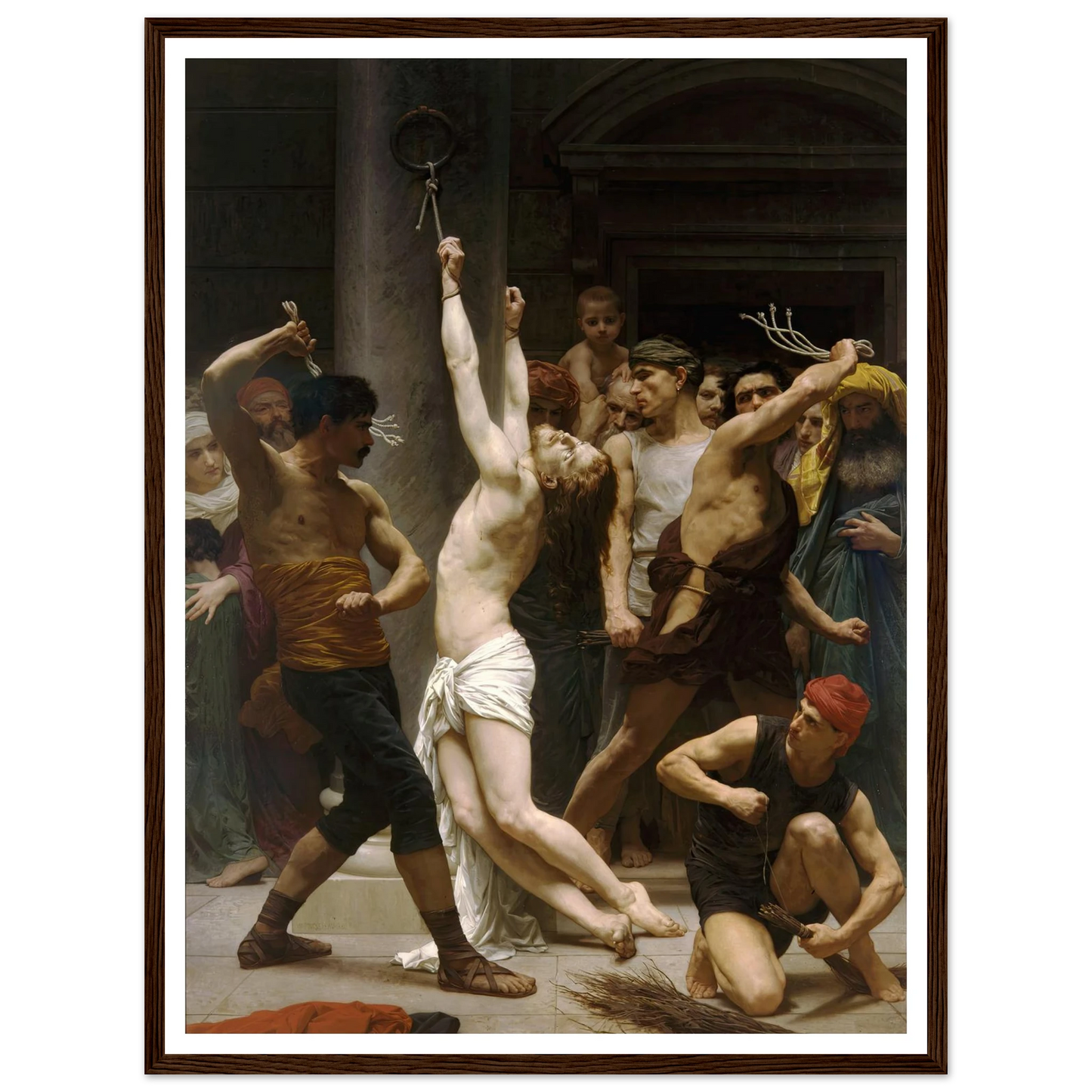 The Flagellation of Our Lord Jesus Christ (1880) Art Print | William Bouguereau-Quipham Collections
