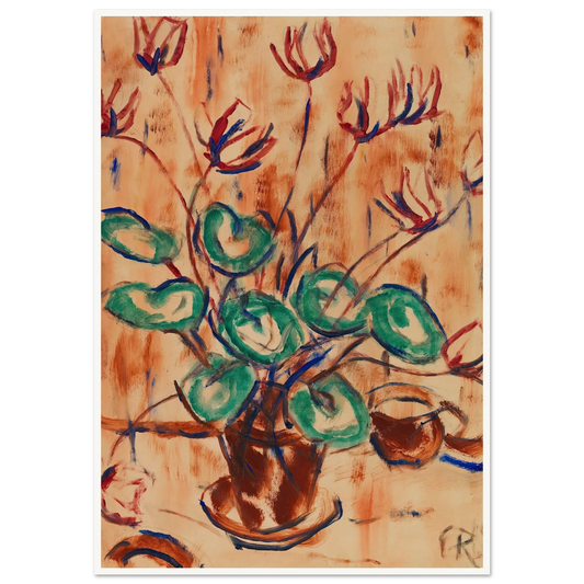 Alpenveilchen (1918) Art Print | Christian Rohlfs-Quipham Collections