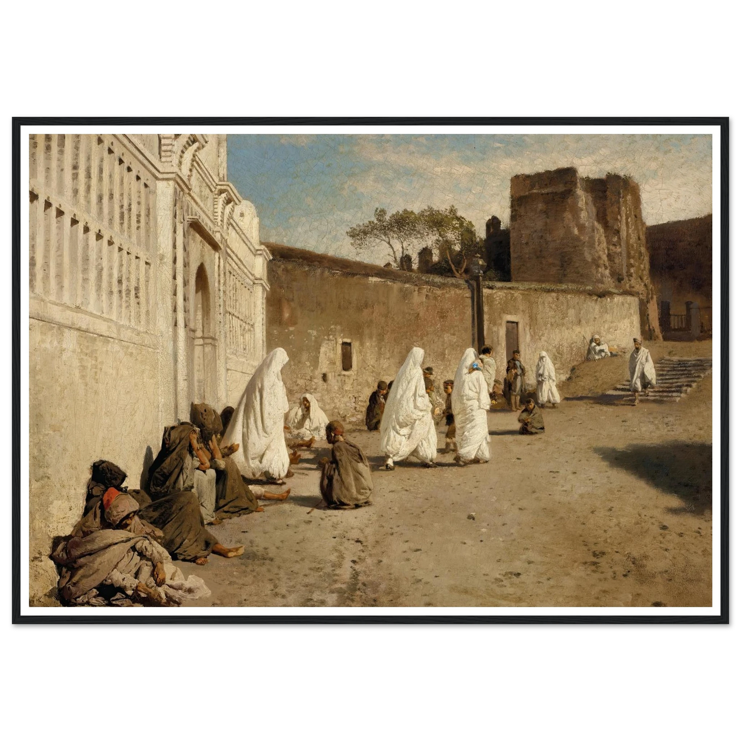 Entrance into the Alhambra, Spain Art Print | Hermann Ottomar Herzog-Quipham Collections