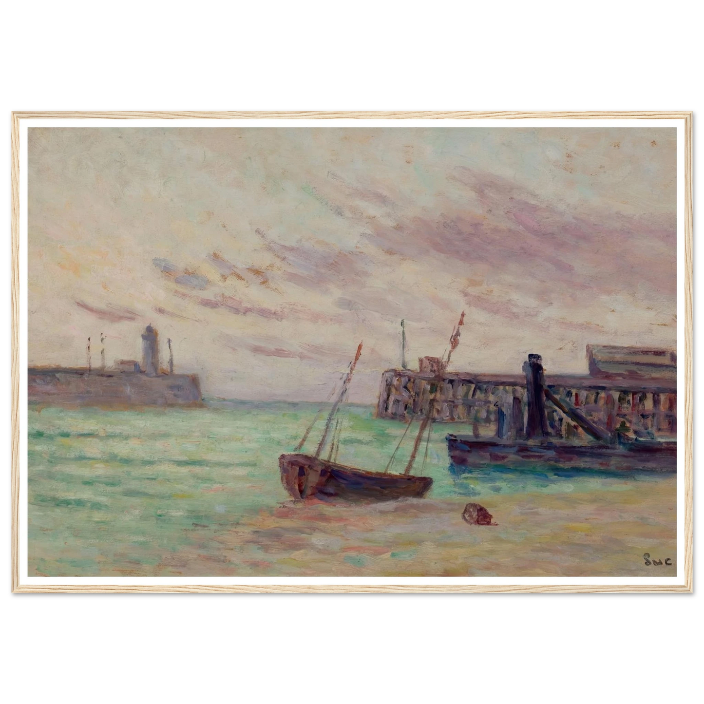 Le Entrée du Port Art Print | Maximilien Luce-Quipham Collections