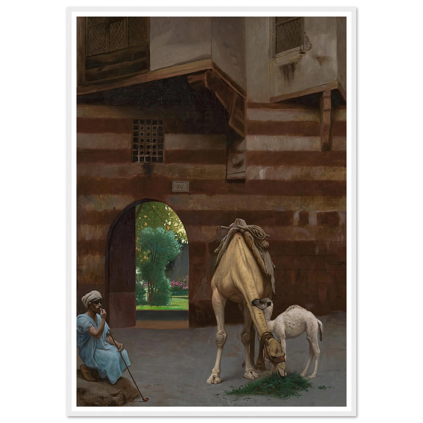 The Camel Driver Art Print | Jean Leon Gerome-Quipham Collections