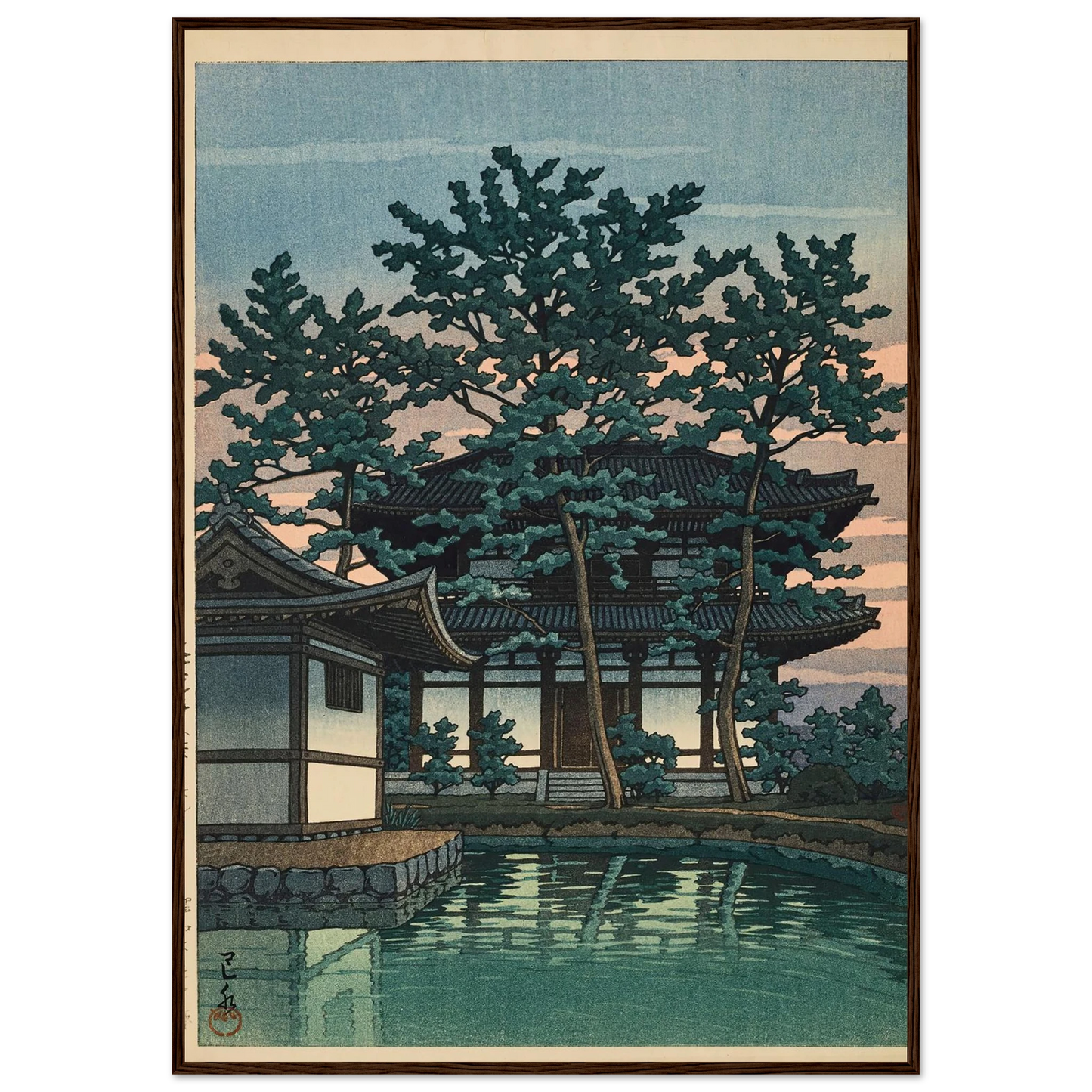 Kikoji, Nara ken (Kiko Temple, Nara Prefecture) (1950) Art Print | Kawase Hasui-Quipham Collections