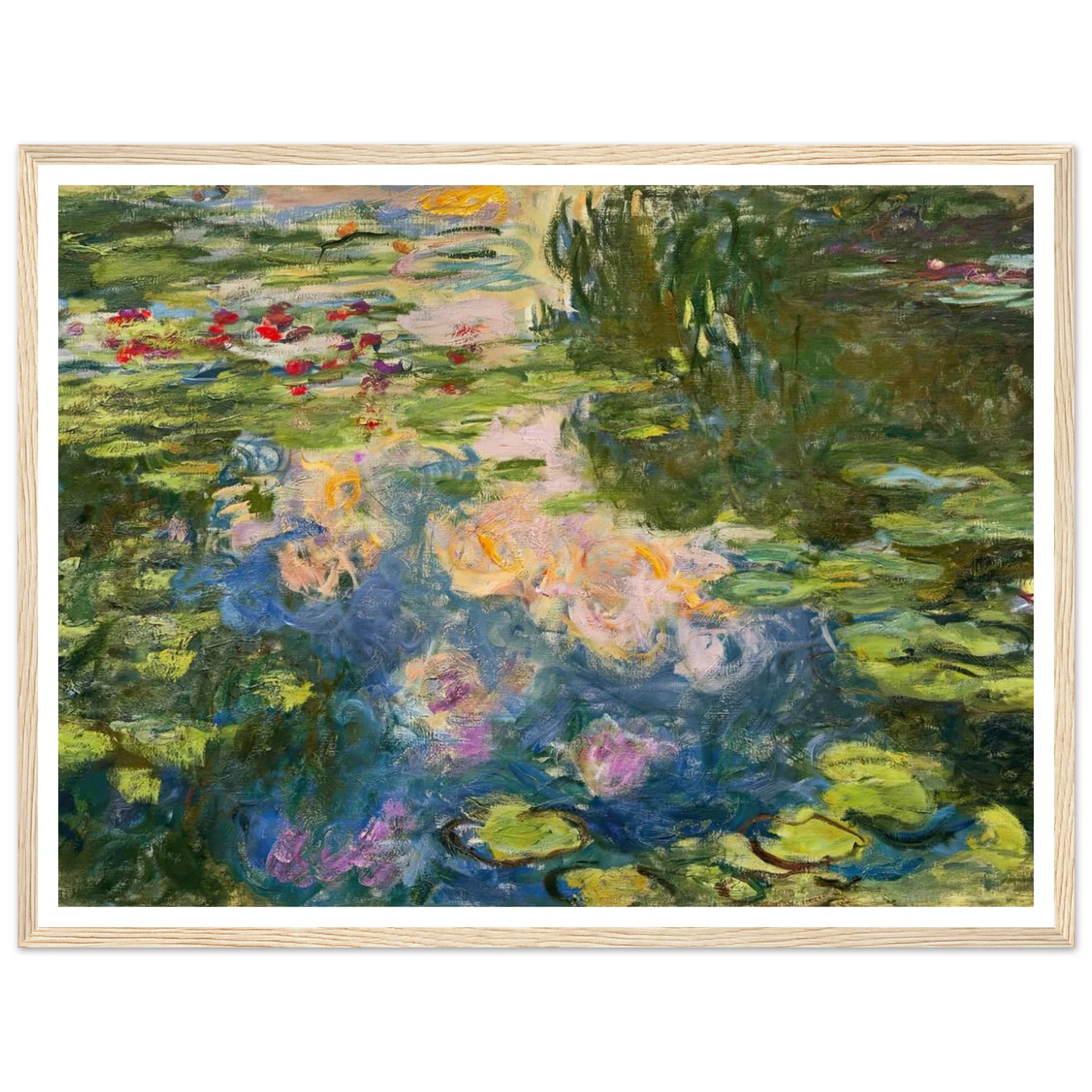 Le Bassin aux nymphéas (1917-19) Art Print | Claude Monet-Quipham Collections