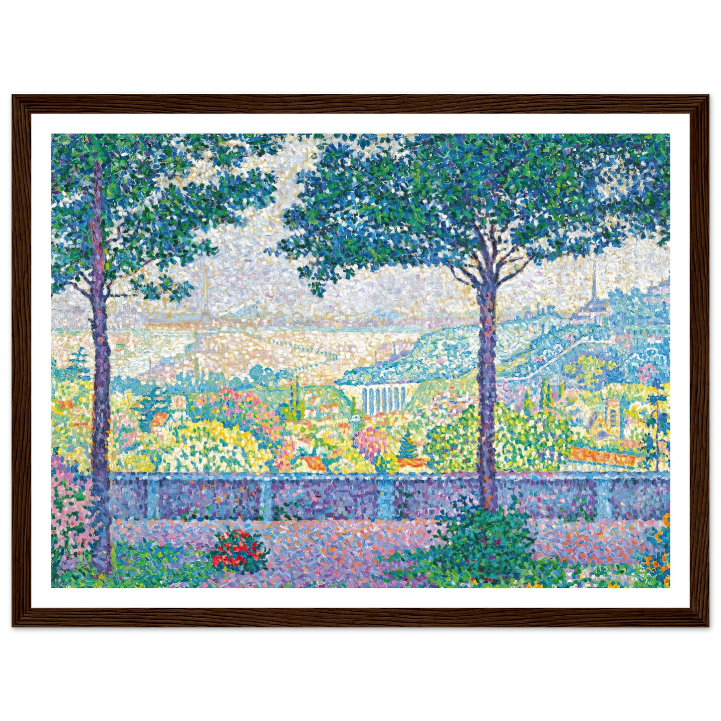 Terrasse De Meudon (1899) Art Print | Paul Signac-Quipham Collections