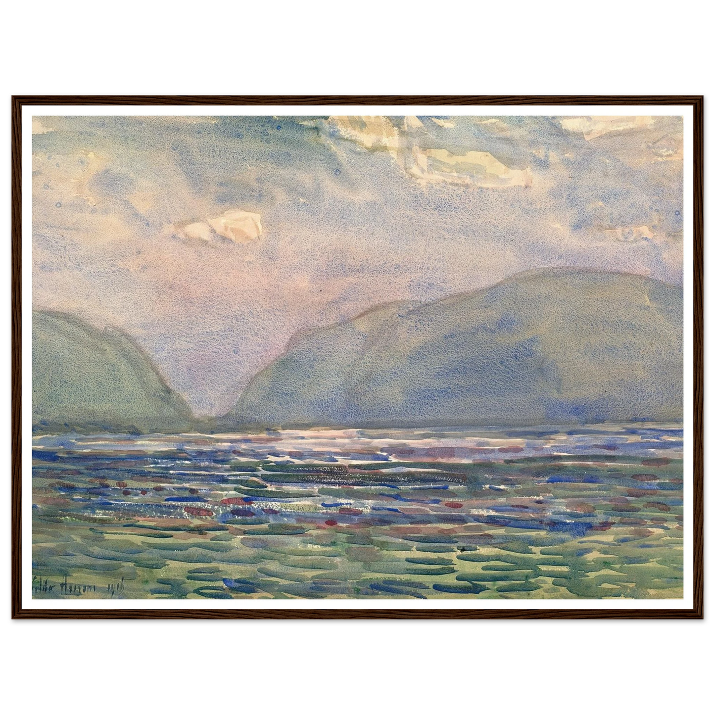 Noon above Newburgh (1916) Art Print | Childe Hassam-Quipham Collections