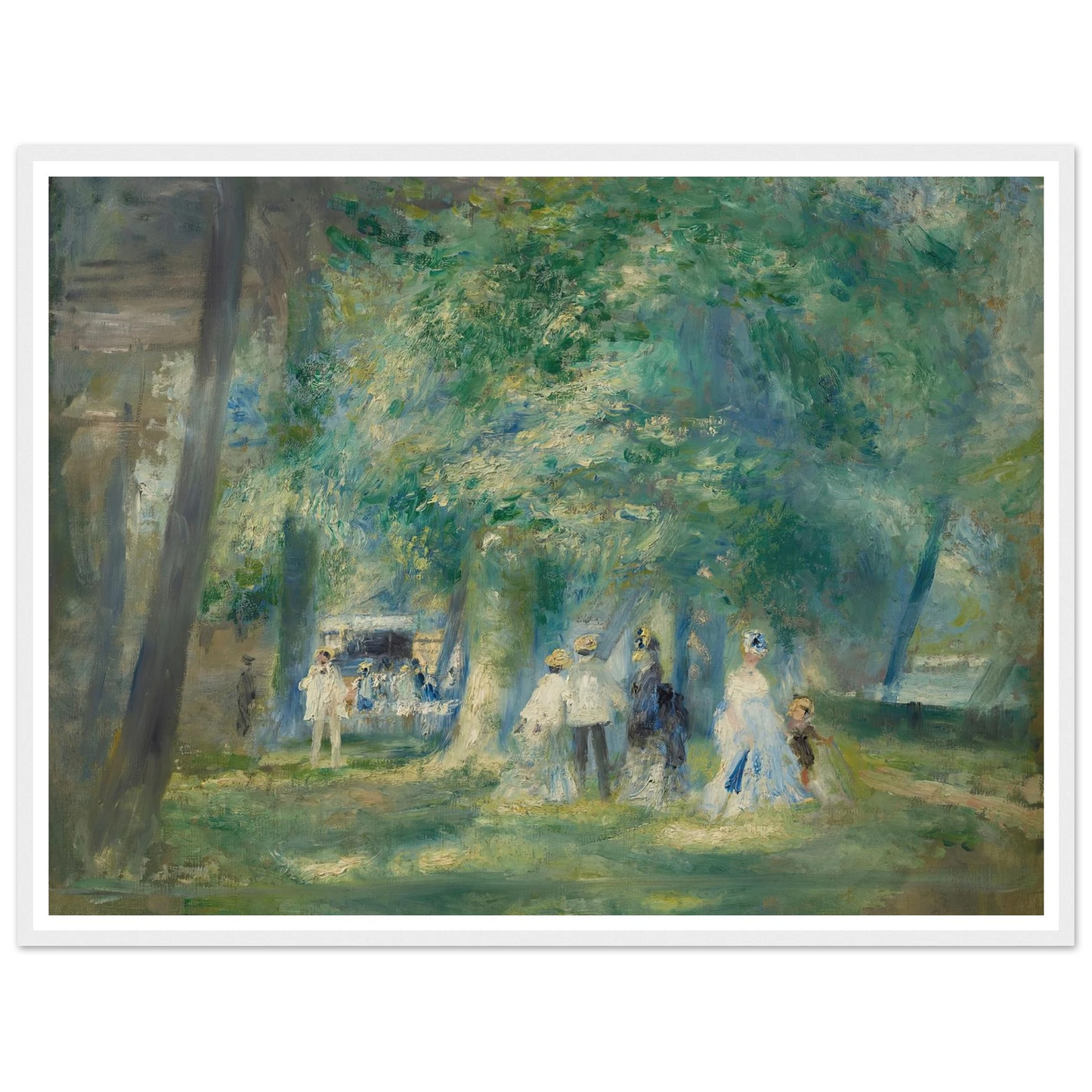 La fête à Saint-Cloud (1871) Art Print | Pierre Auguste Renoir-Quipham Collections
