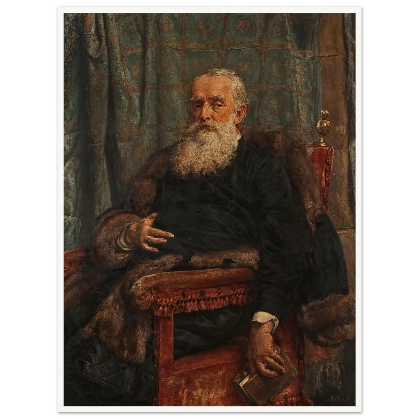 Portrait of Henryk Krajewski (1892) Art Print | Jan Matejko-Quipham Collections