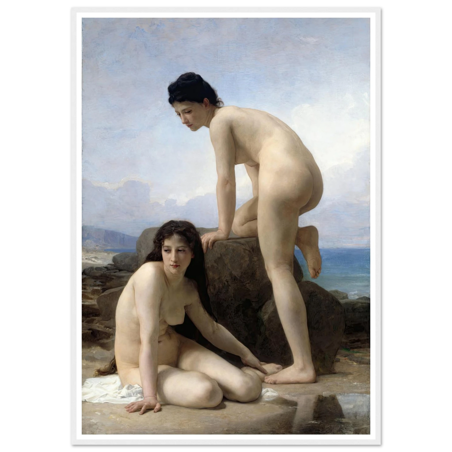 The Bathers (1884) Art Print | William Bouguereau-Quipham Collections