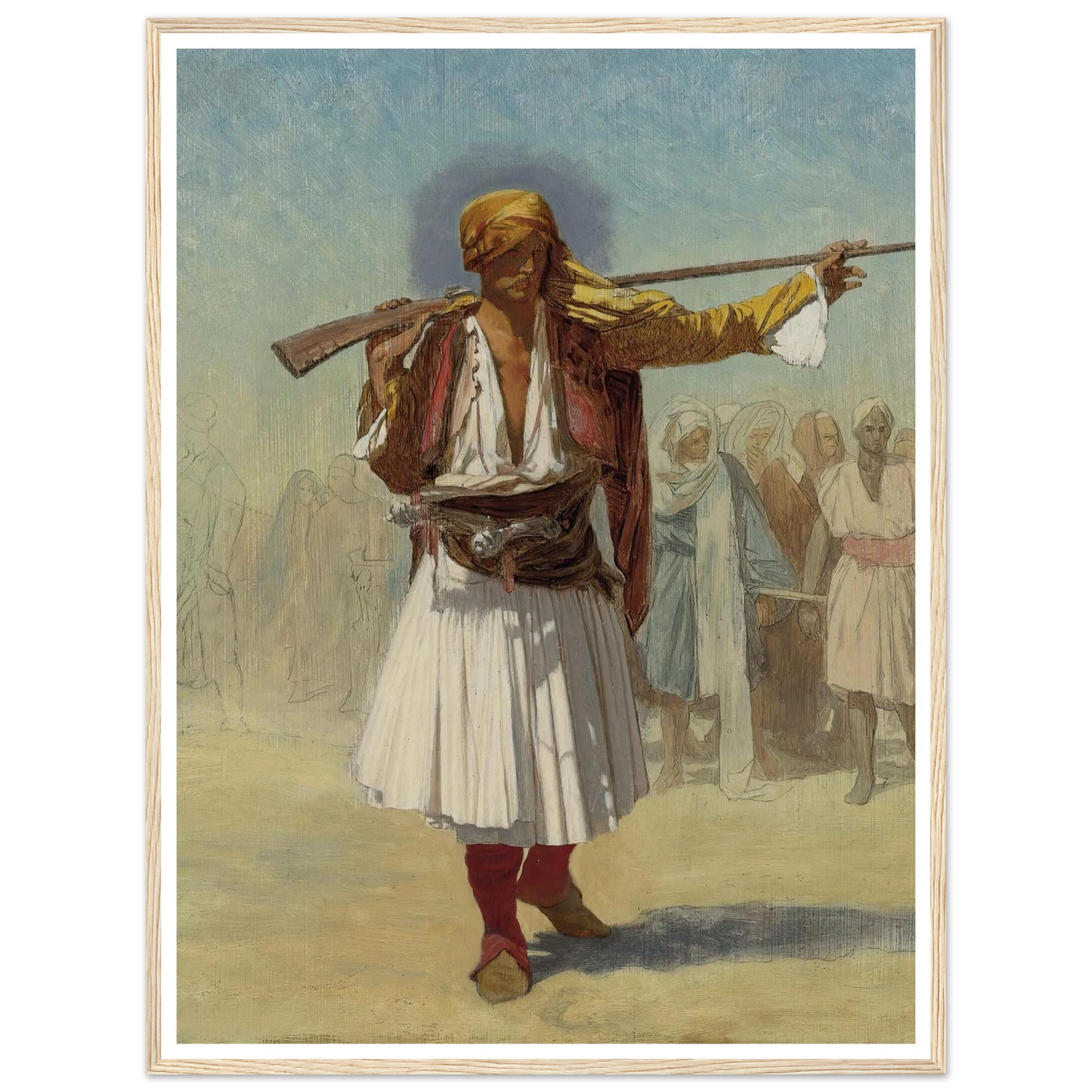 Arnaut Officer (1894) Art Print | Jean Leon Gerome-Quipham Collections