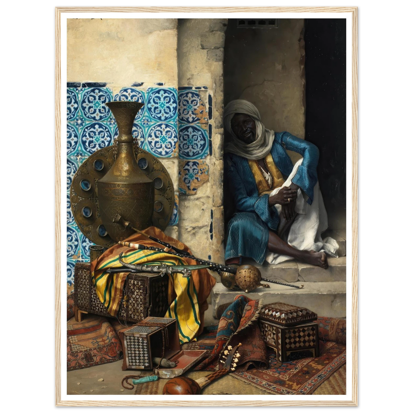 A Dealer in Artefacts (1887) Art Print | Ludwig Deutsch-Quipham Collections