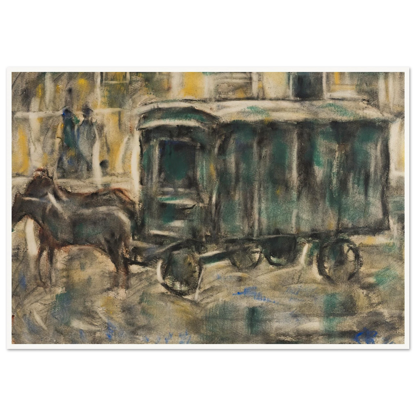 Möbelwagen (1919) Art Print | Christian Rohlfs-Quipham Collections