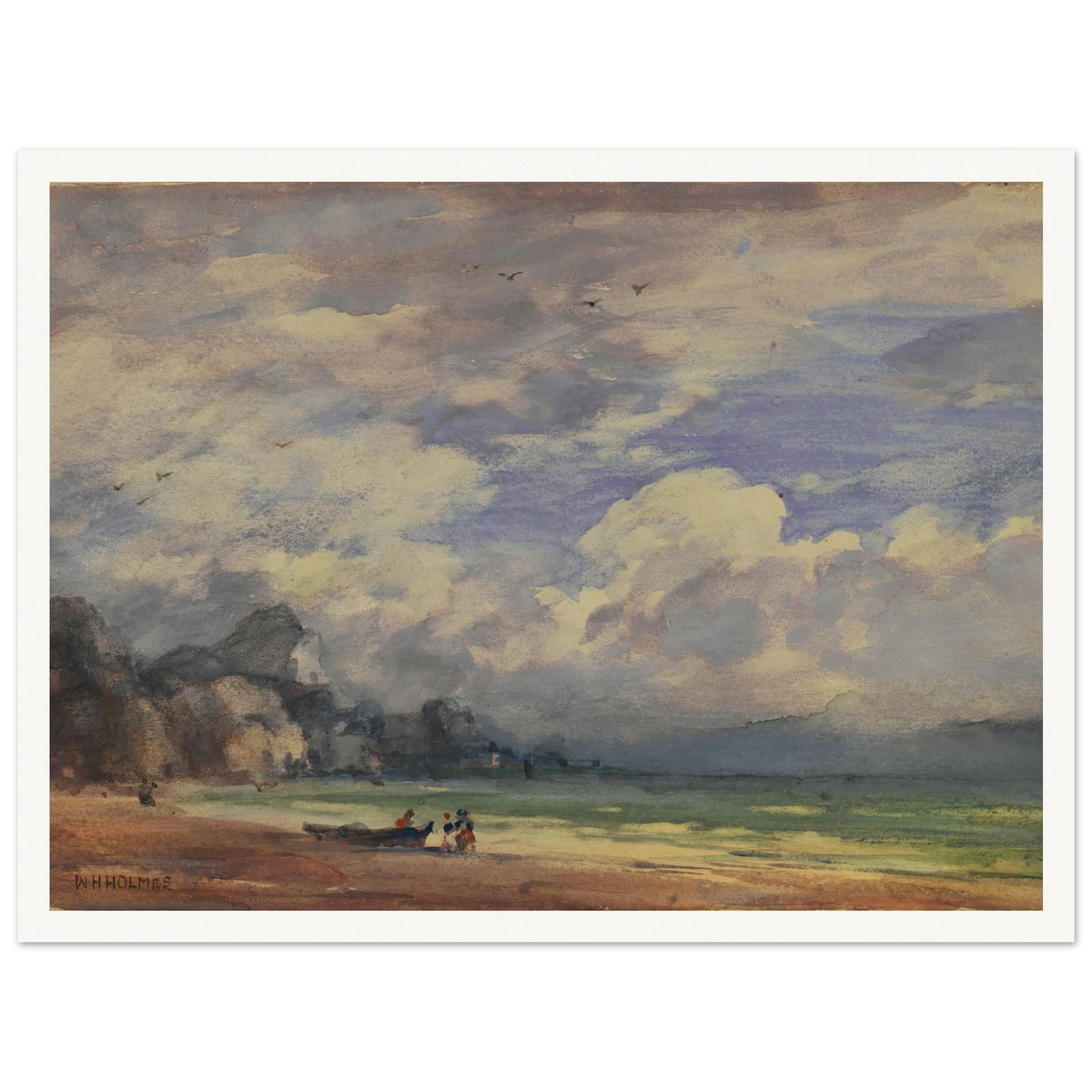 On The California Coast Art Print | William Henry Holmes-Quipham Collections