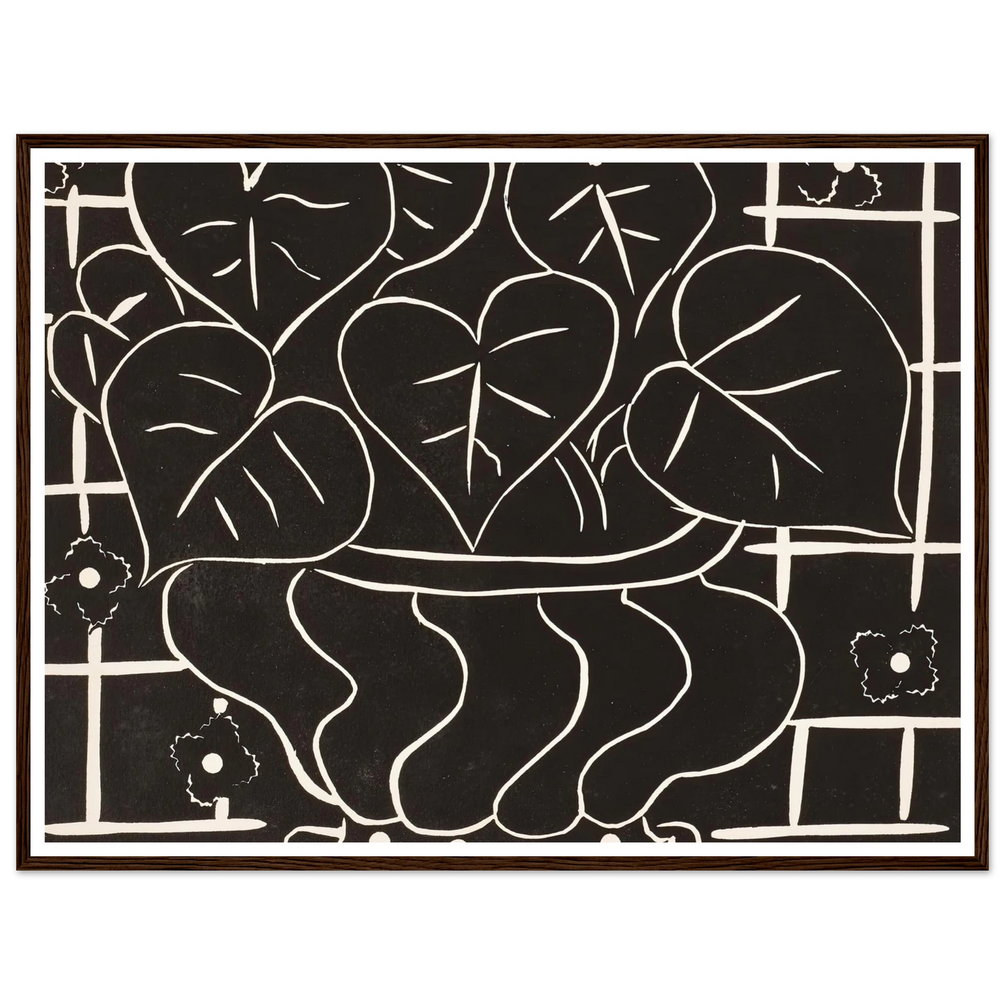 Corbeille de bégonias I (1938) Art Print | Henri Matisse-Quipham Collections