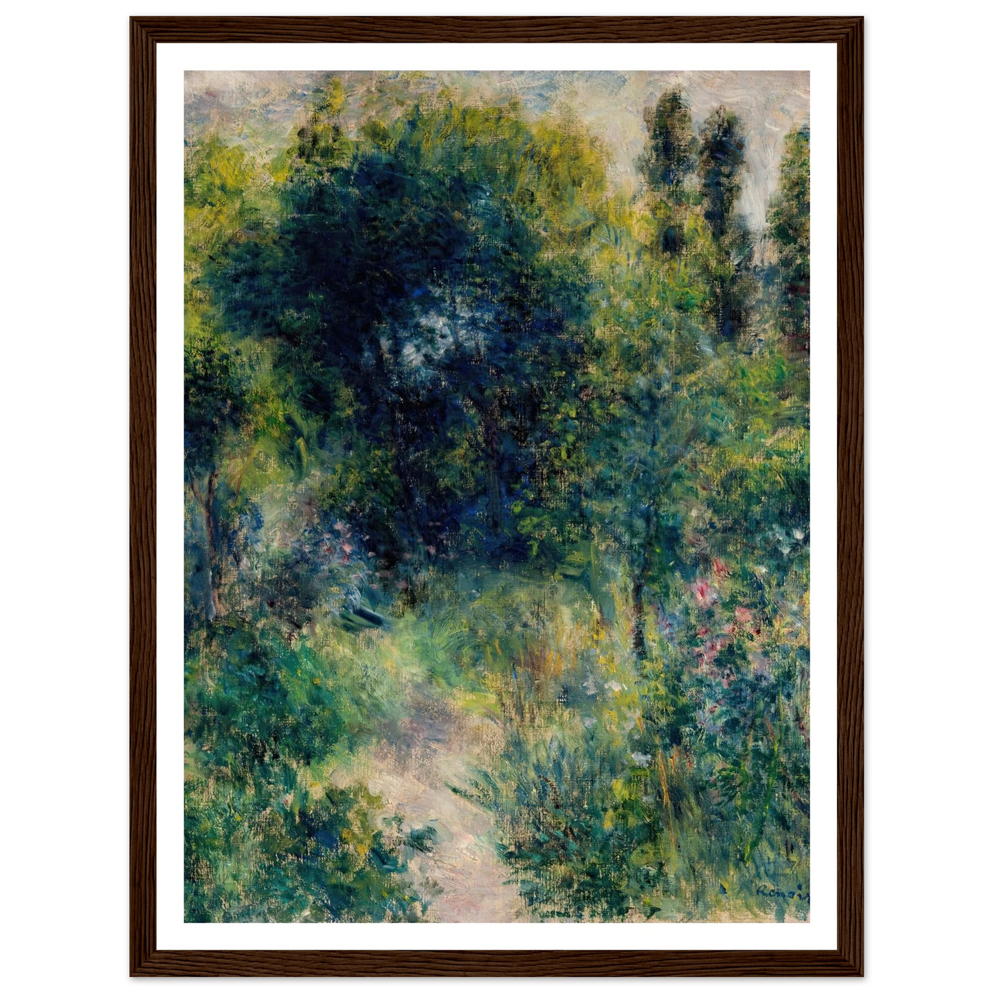 Garden (circa 1877) Art Print | Pierre Auguste Renoir-Quipham Collections
