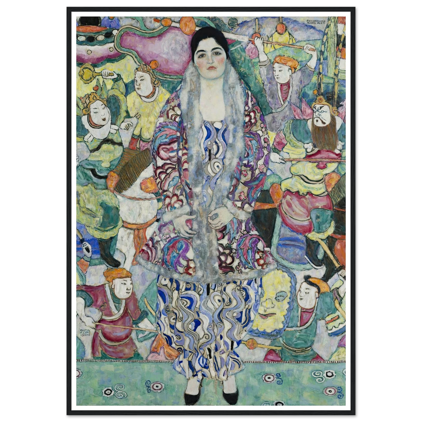 Portrait of Friederike Maria Beer (1916) Art Print | Gustav Klimt-Quipham Collections
