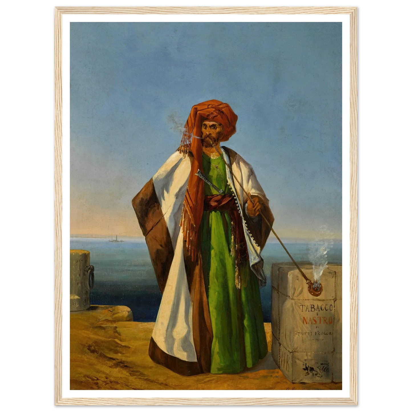 The Tobacco Merchant (1844) Art Print | Ippolito Caffi-Quipham Collections