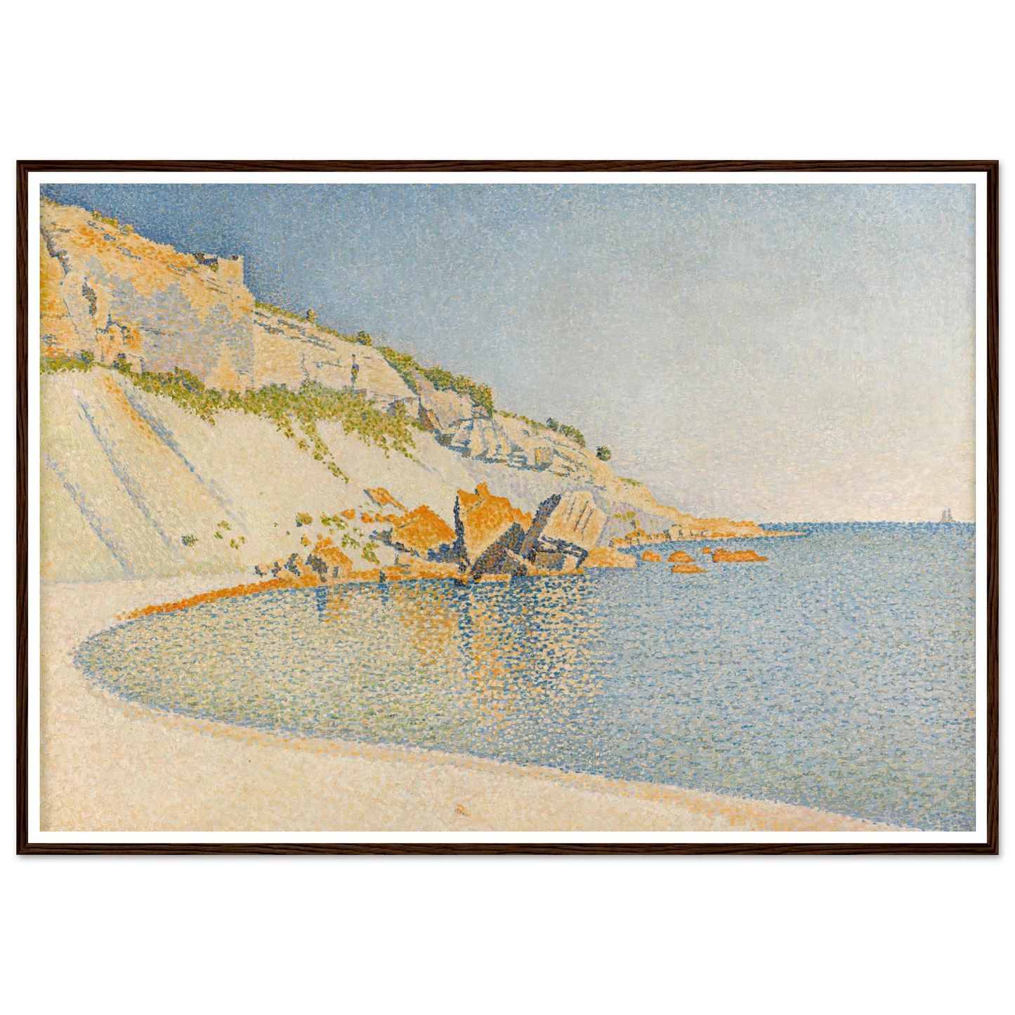 Cassis, Cap Lombard, Opus 196 Art Print | Paul Signac-Quipham Collections