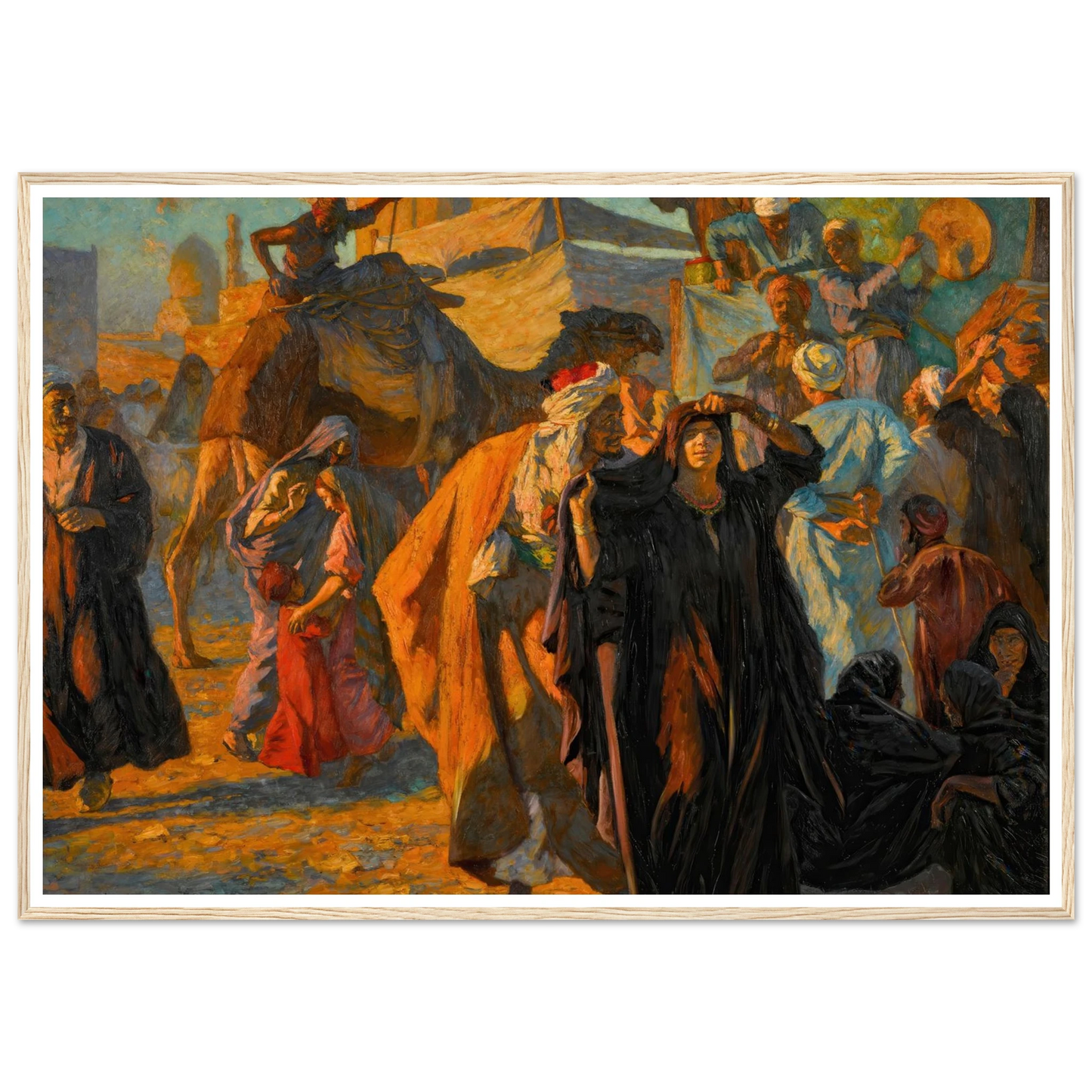 A Street Celebration In Cairo (1912) Art Print | Ludwig Deutsch-Quipham Collections