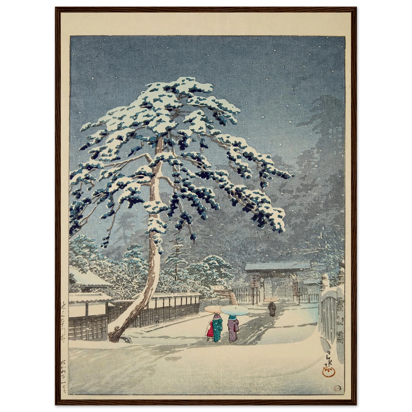 Ikegami Honmonji (Honmon Temple, Ikegami) (1931) Art Print | Kawase Hasui-Quipham Collections