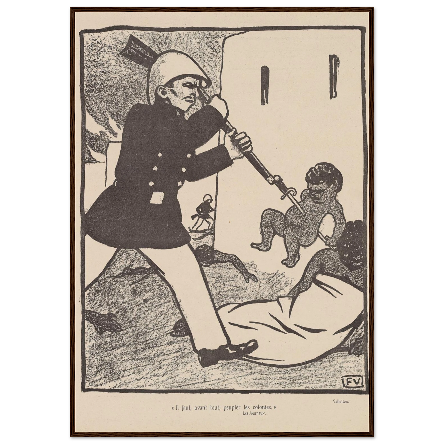 11 juillet 1903 Art Print | Felix Vallotton-Quipham Collections