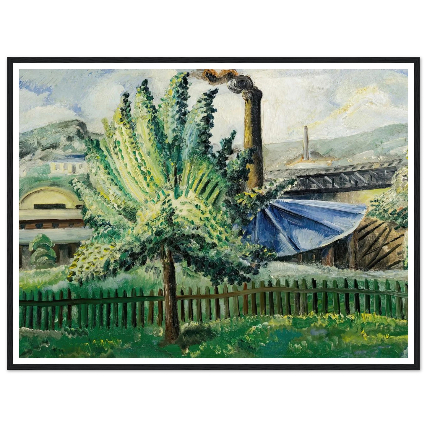 Güterbahnhof, Baumgarten vor Güterbahnhof (1927) Art Print | Paul Kleinschmidt-Quipham Collections
