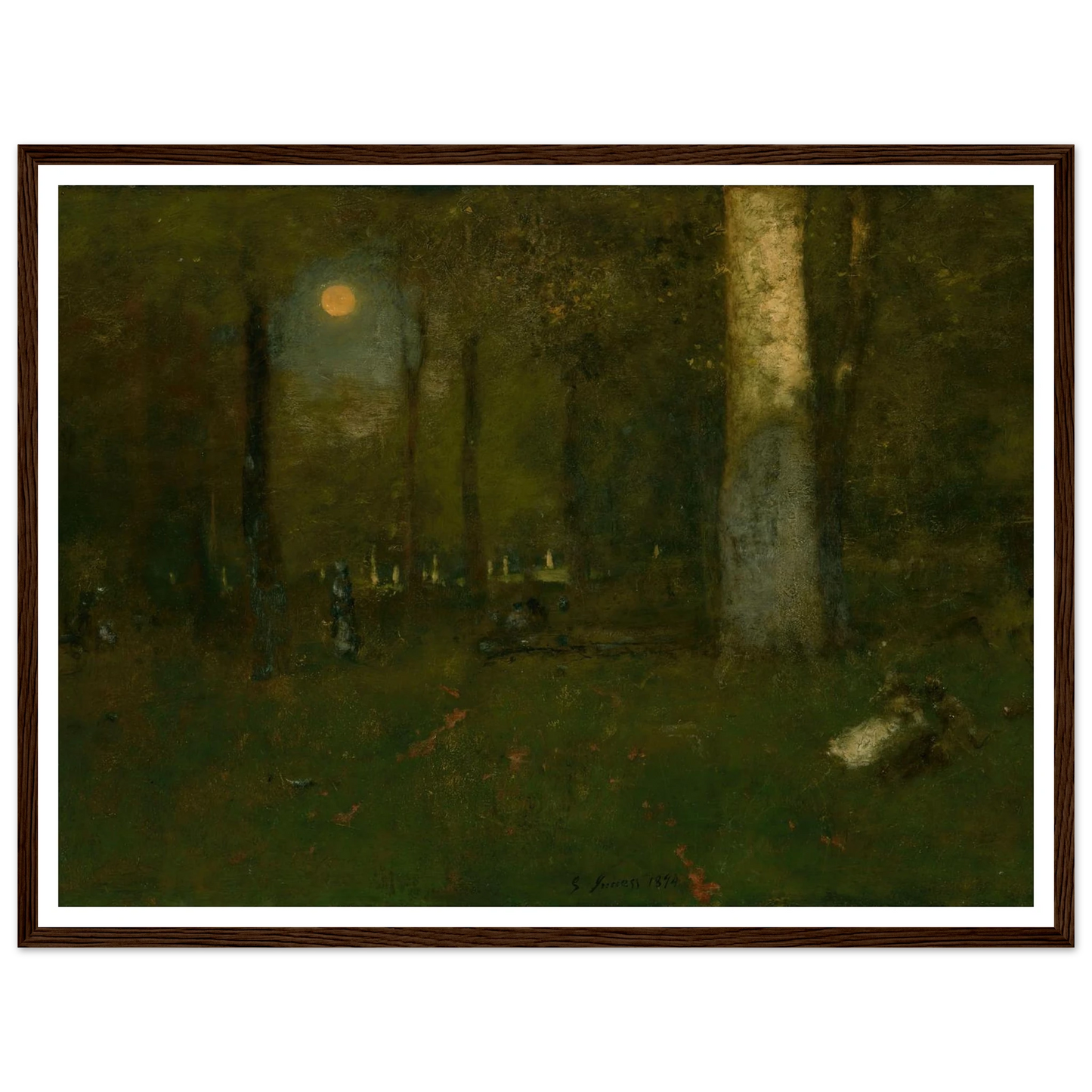 Picnic in the Woods, Montclair, New Jersey (1894) Art Print | George Inness-Quipham Collections