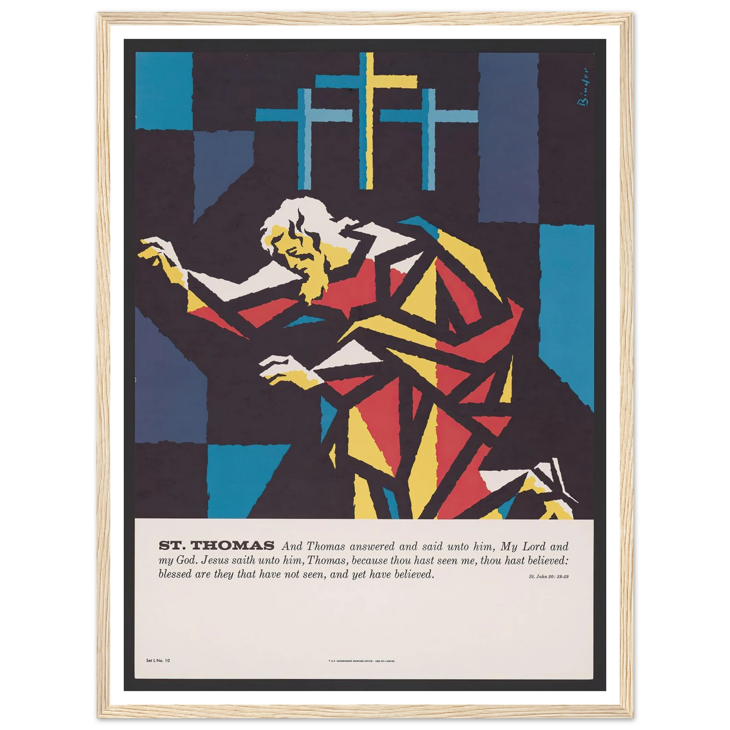 St. Thomas (1962) Art Print | Joseph Binder-Quipham Collections