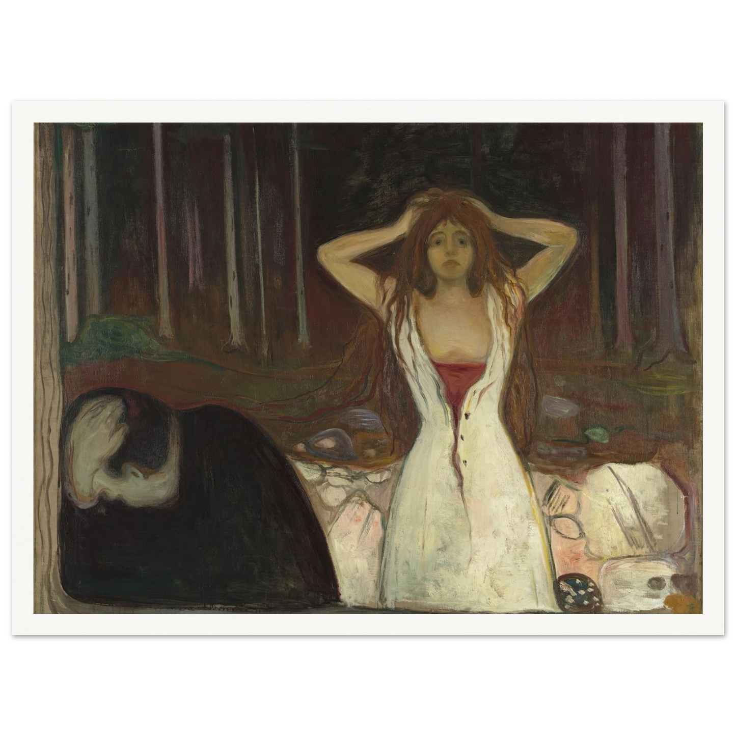 Ashes (1895) Art Print | Edvard Munch-Quipham Collections