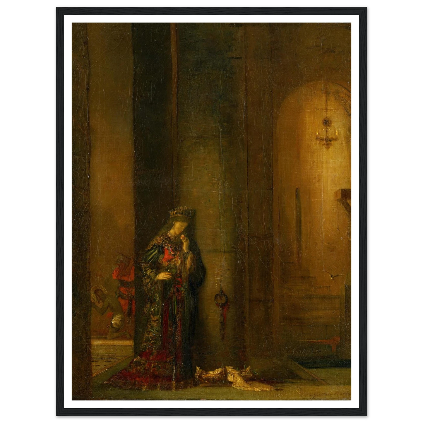 Salome At The Prison Art Print | Gustave Moreau-Quipham Collections