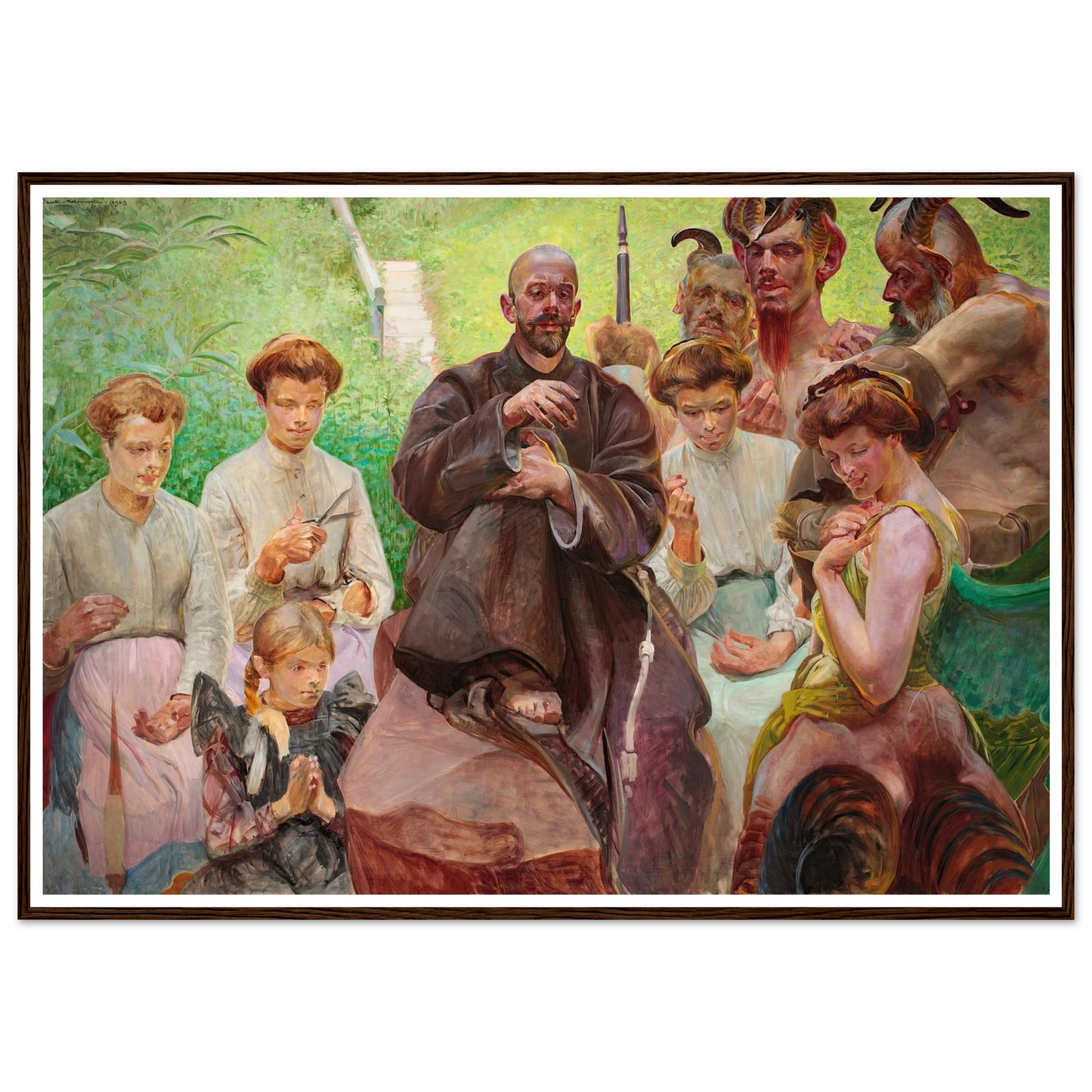 Saint Francis (1908) Art Print | Jacek Malczewski-Quipham Collections