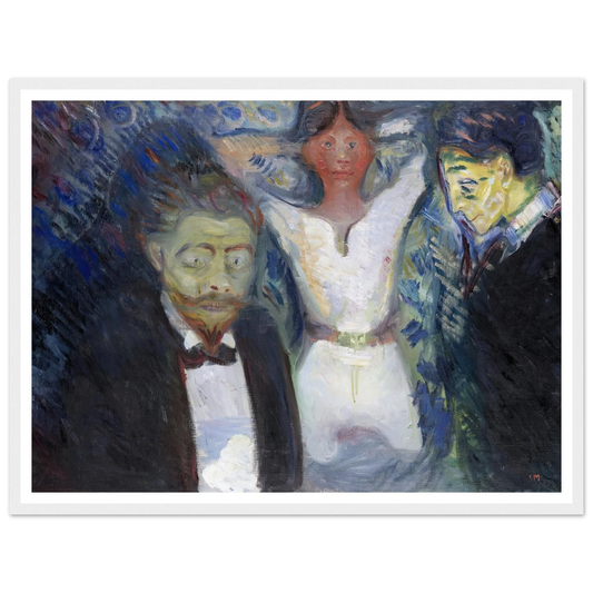 Jealousy (1913) Art Print | Edvard Munch-Quipham Collections