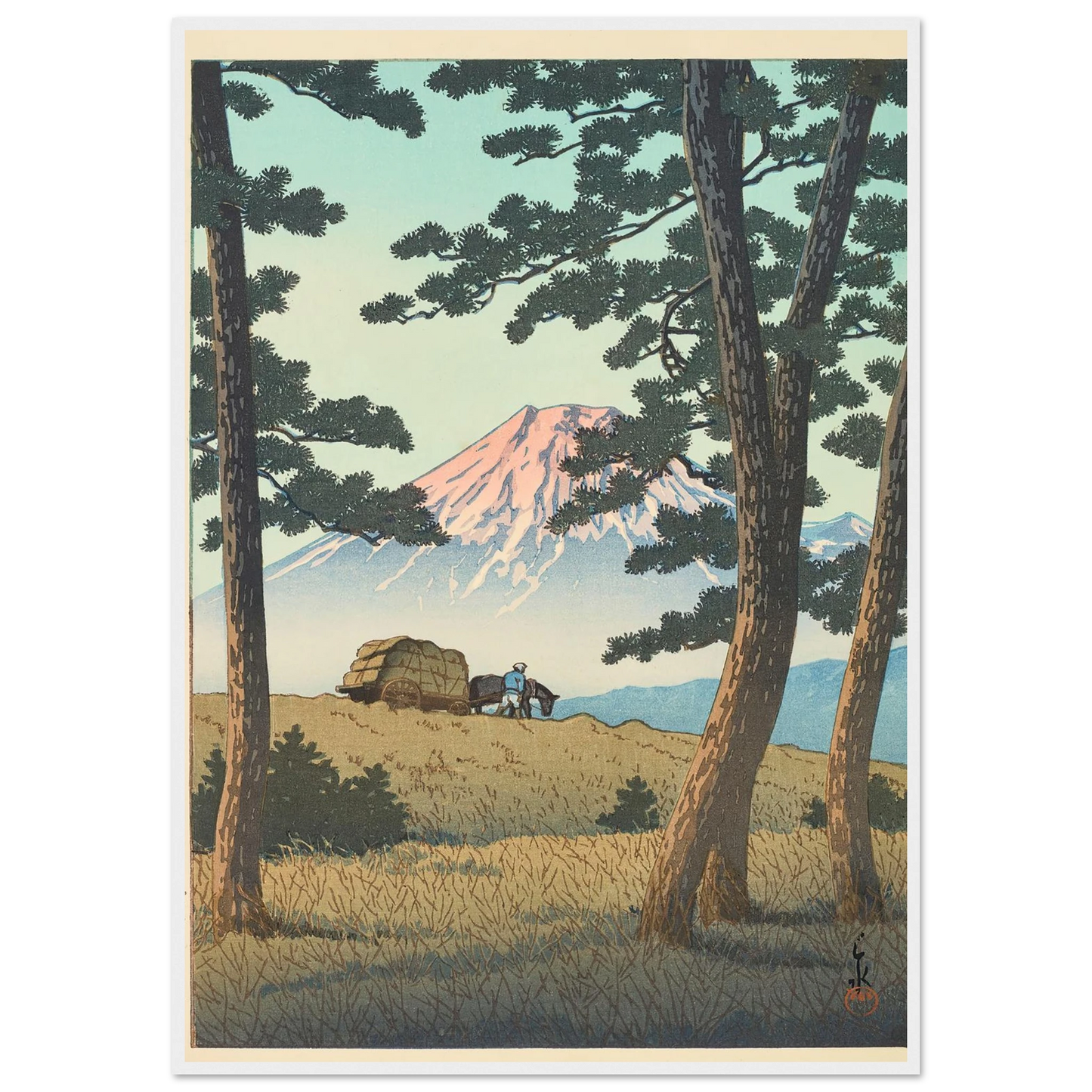 Tago no ura no yube (Evening at Tago Bay) (1940) Art Print | Kawase Hasui-Quipham Collections