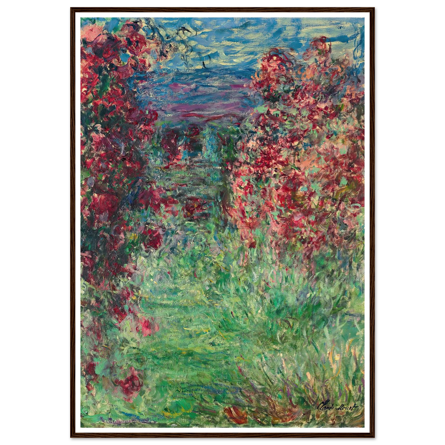 La maison dans les roses (1925) Art Print | Claude Monet-Quipham Collections