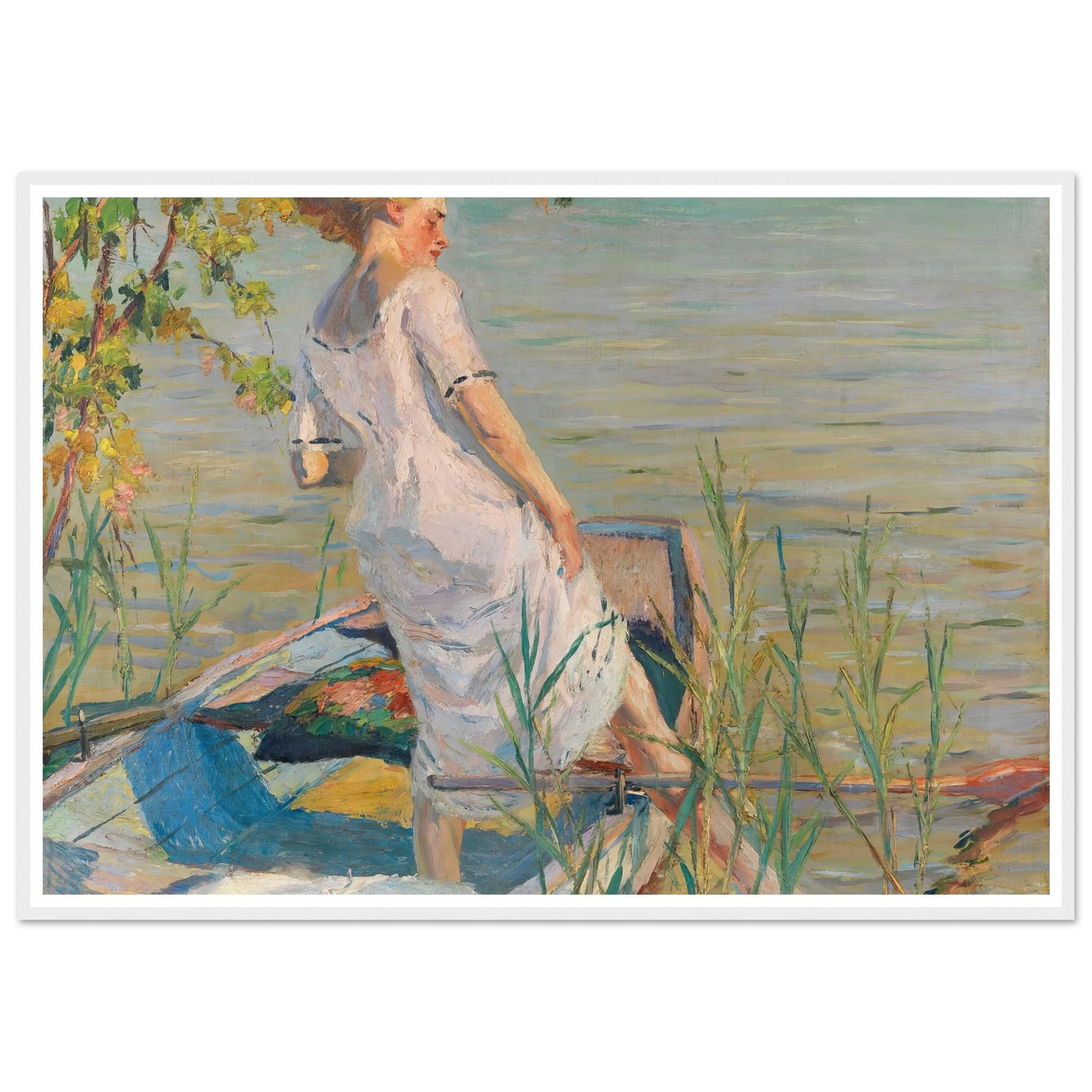 Summer morning on Lake Starnberg (1920-25) Art Print | Edward Cucue-Quipham Collections