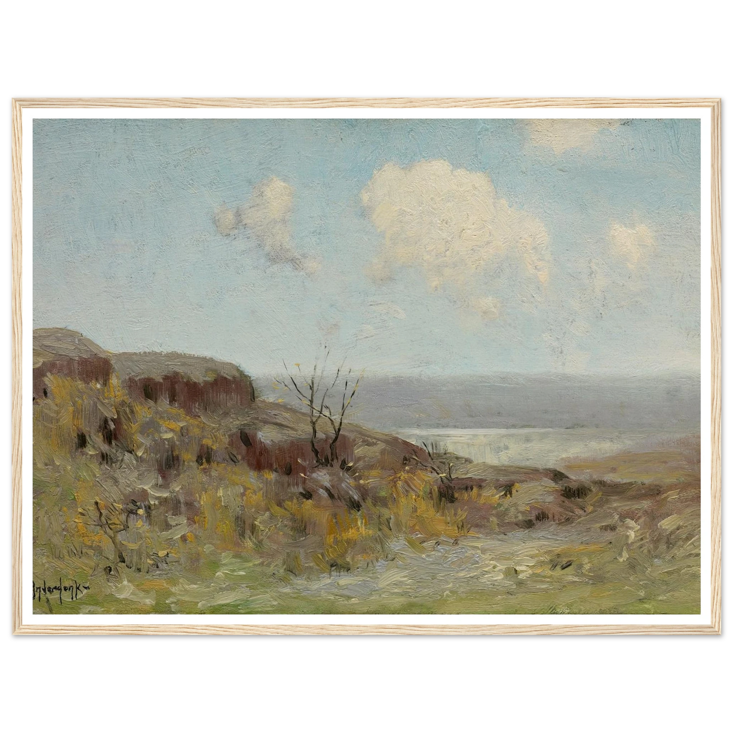 Rocky hillside quiet pool (1908) Art Print | Julian Onderdonk-Quipham Collections