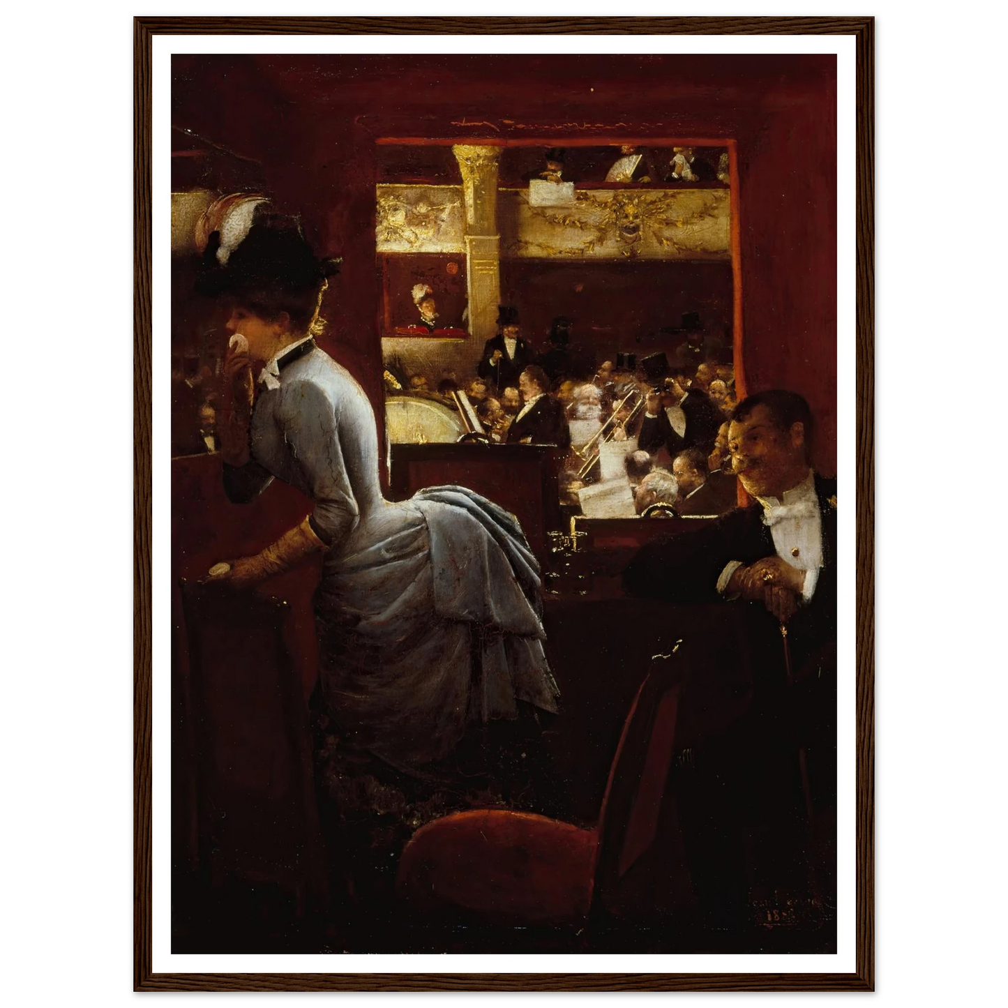 La Baignoire, au théâtre des Variétés (1883) Art Print | Jean Beraud-Quipham Collections