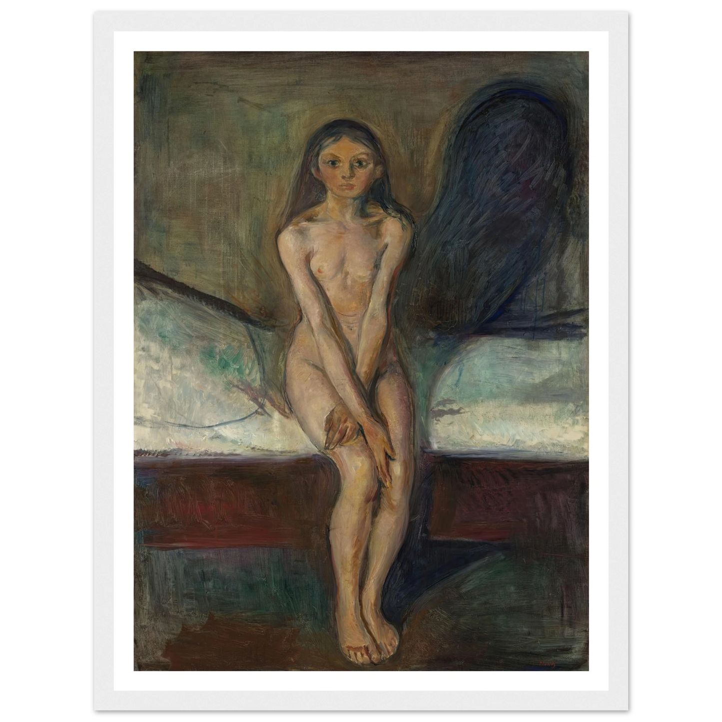 Puberty (1894) Art Print | Edvard Munch-Quipham Collections