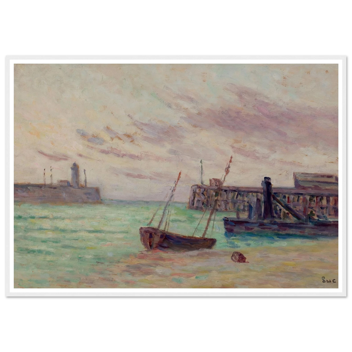 Le Entrée du Port Art Print | Maximilien Luce-Quipham Collections