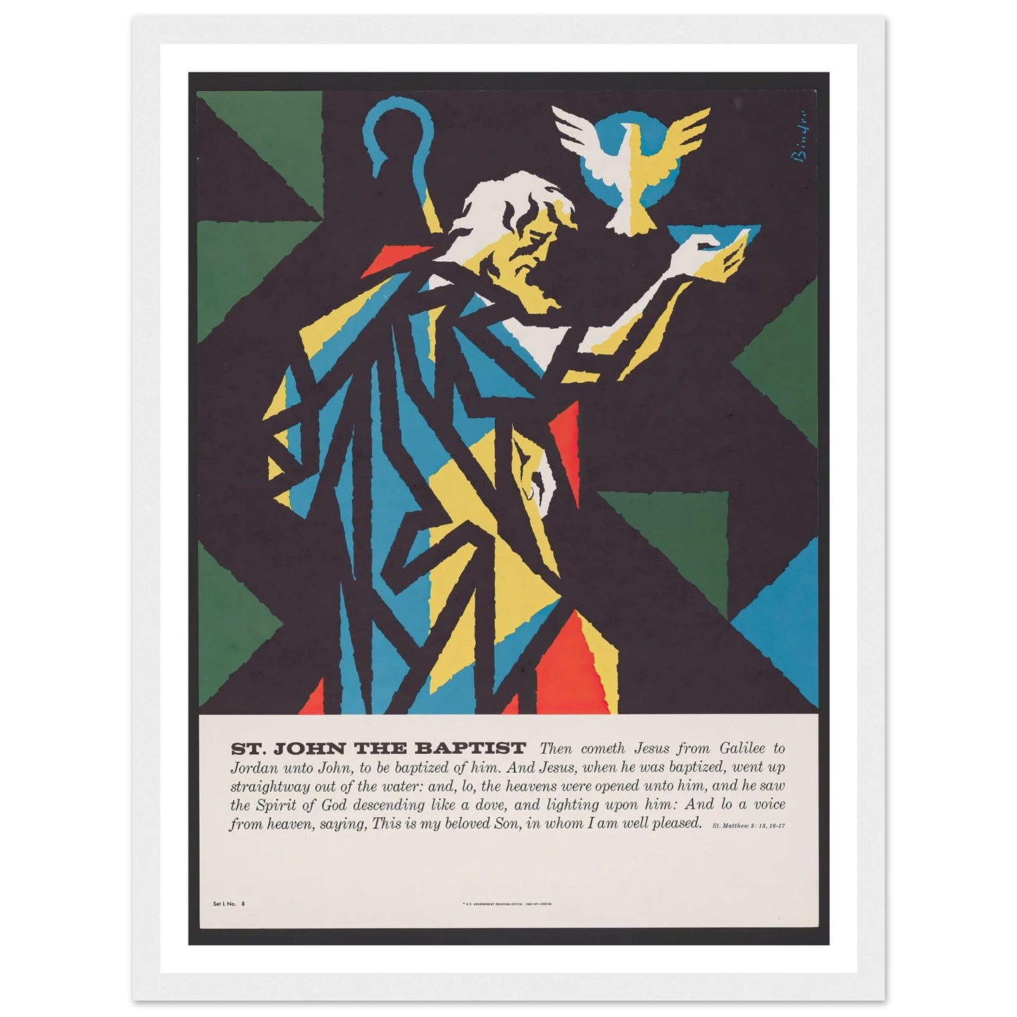 St. John The Baptist (1962) Art Print | Joseph Binder-Quipham Collections