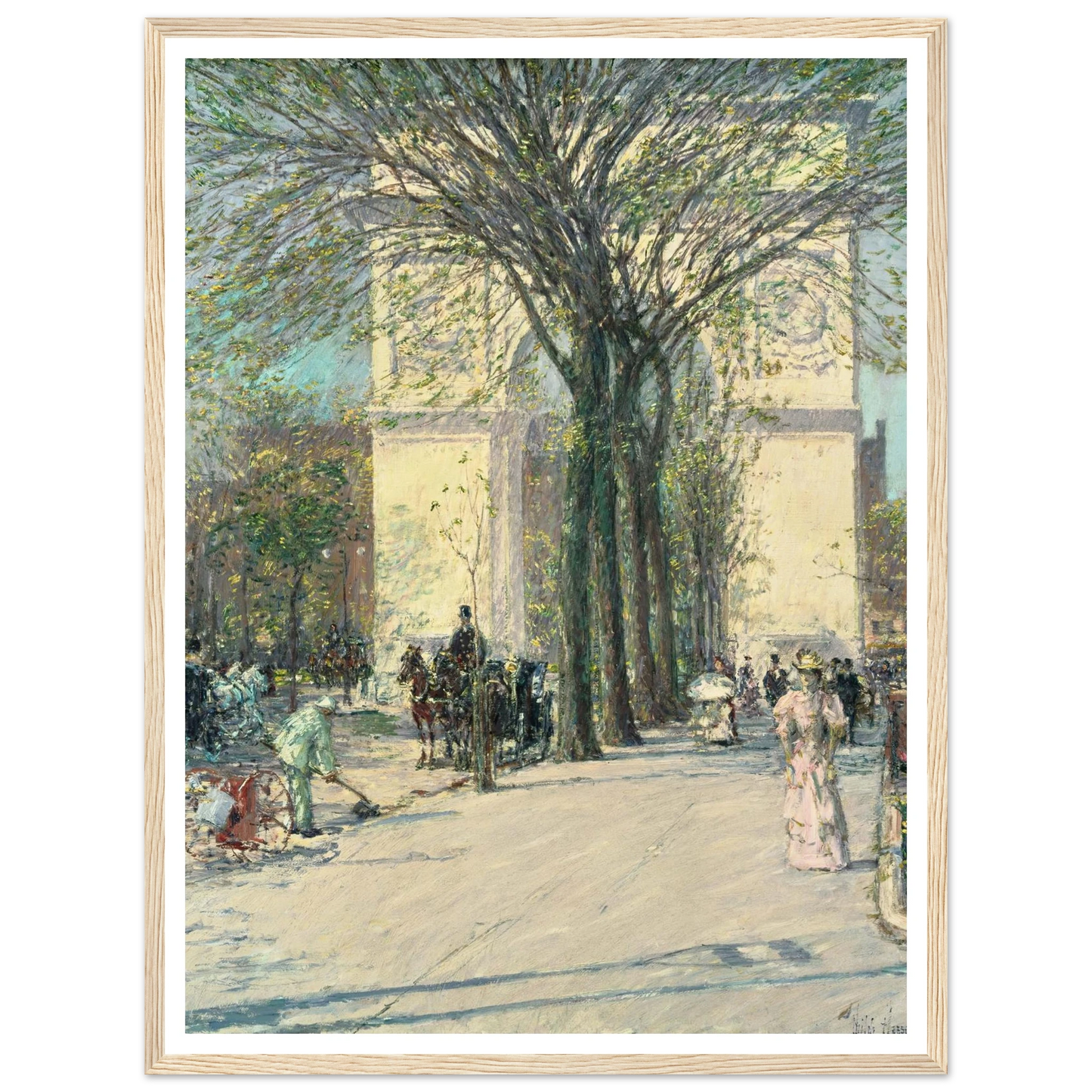 Washington Arch, Spring Art Print | Childe Hassam-Quipham Collections