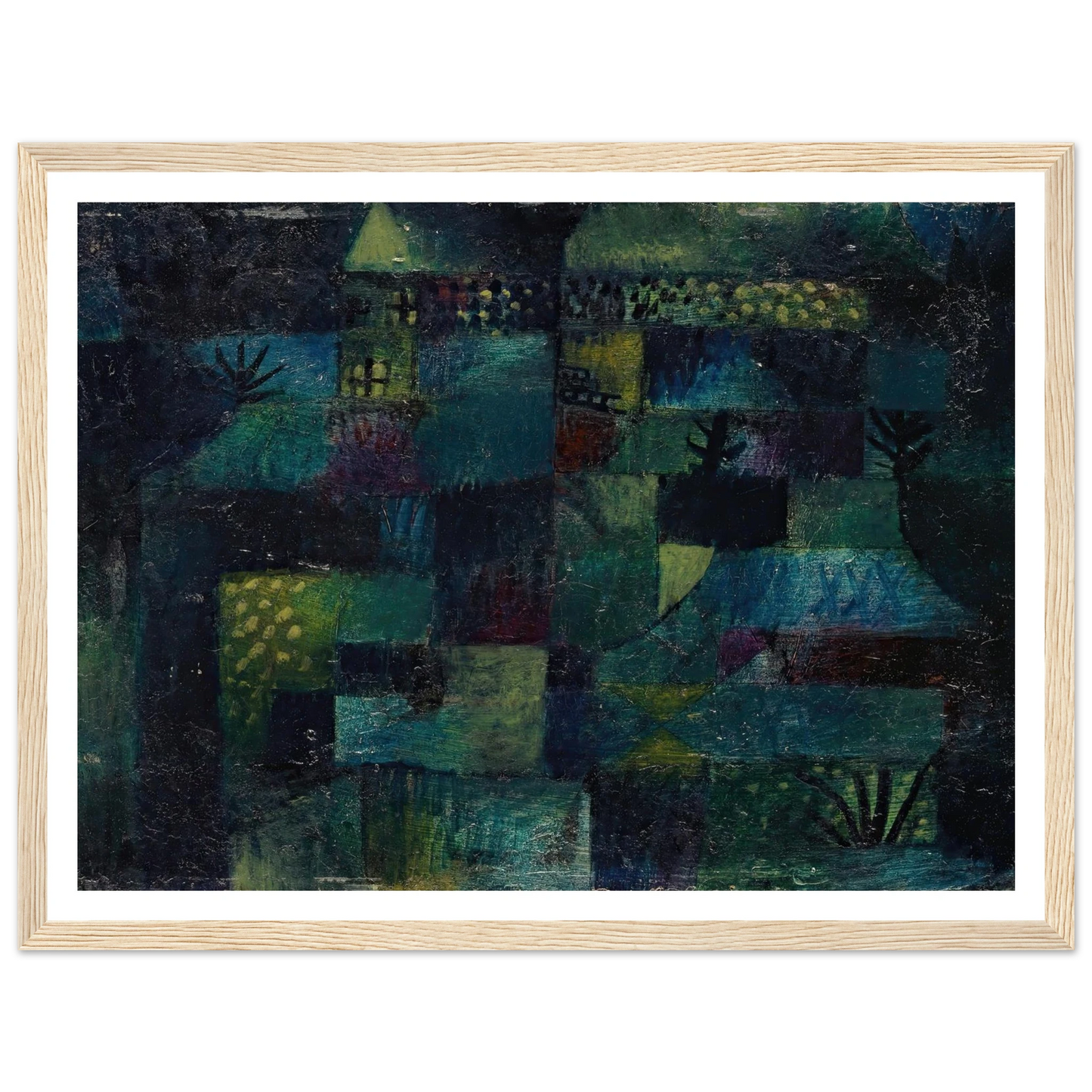 Terraced garden (1920) Art Print | Paul Klee-Quipham Collections
