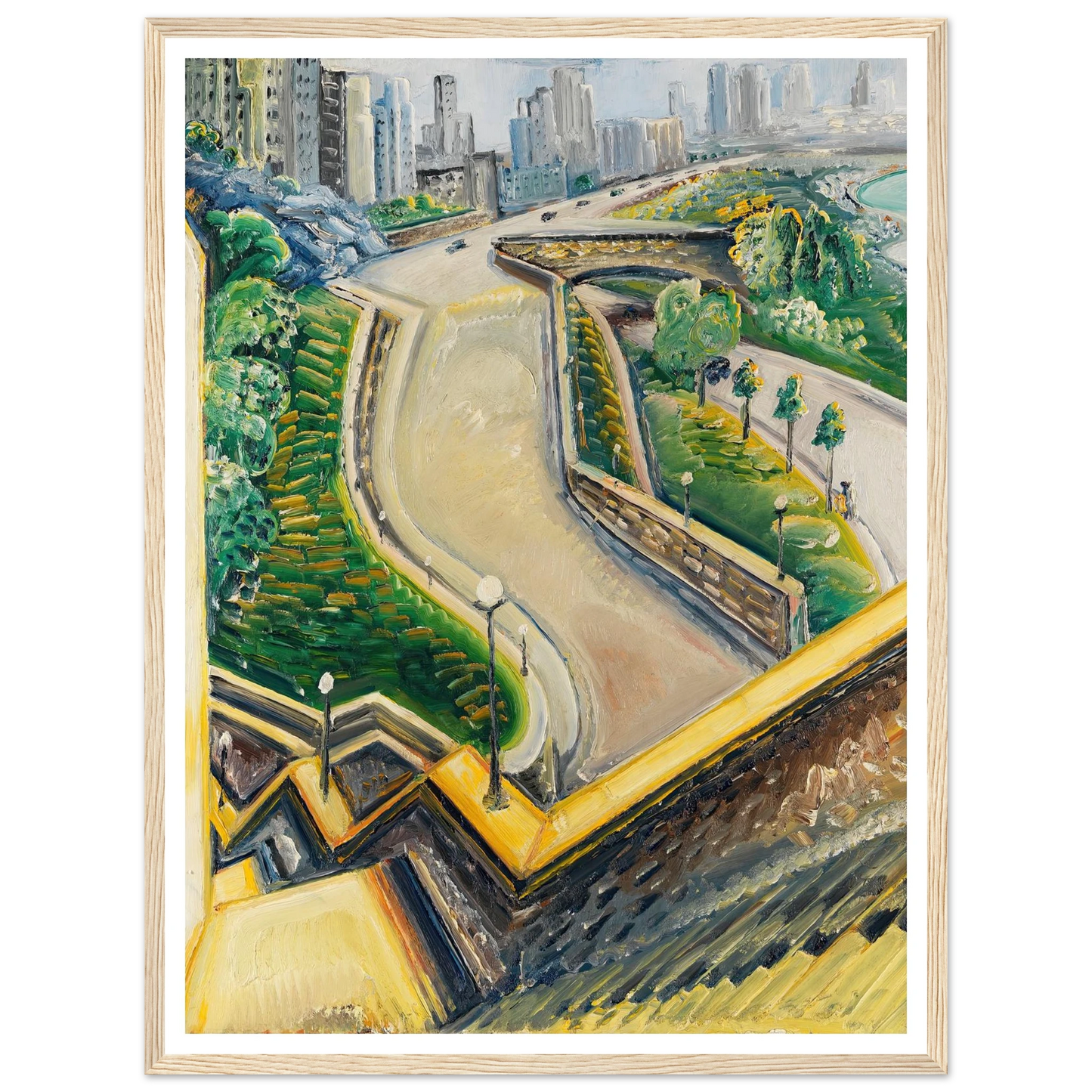 New York Riverside Drive (1934) Art Print | Paul Kleinschmidt-Quipham Collections