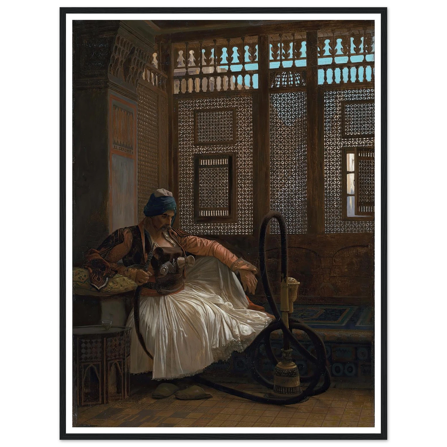 Arnaut fumant Art Print | Jean Leon Gerome-Quipham Collections