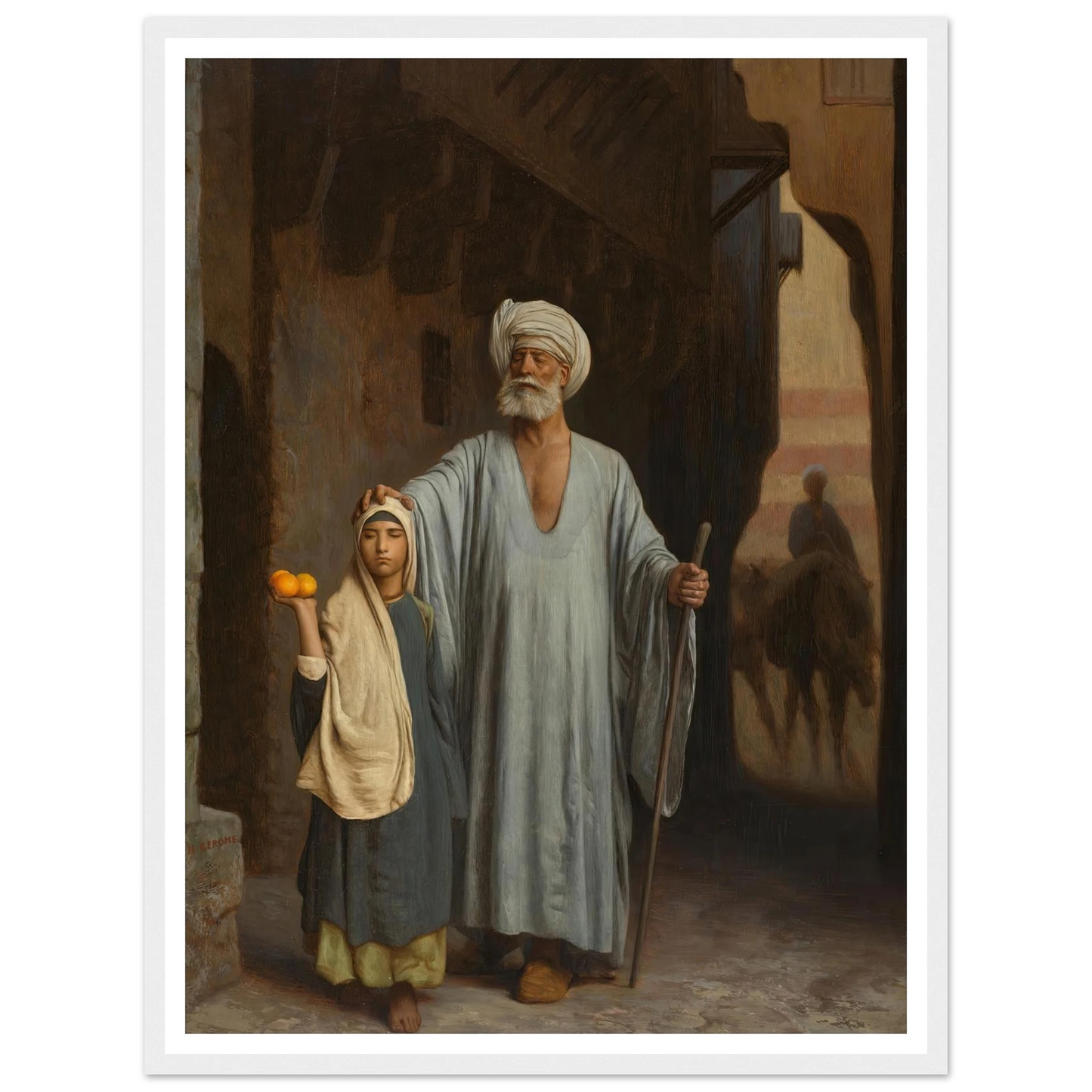 The Helping Hand Art Print | Jean Leon Gerome-Quipham Collections